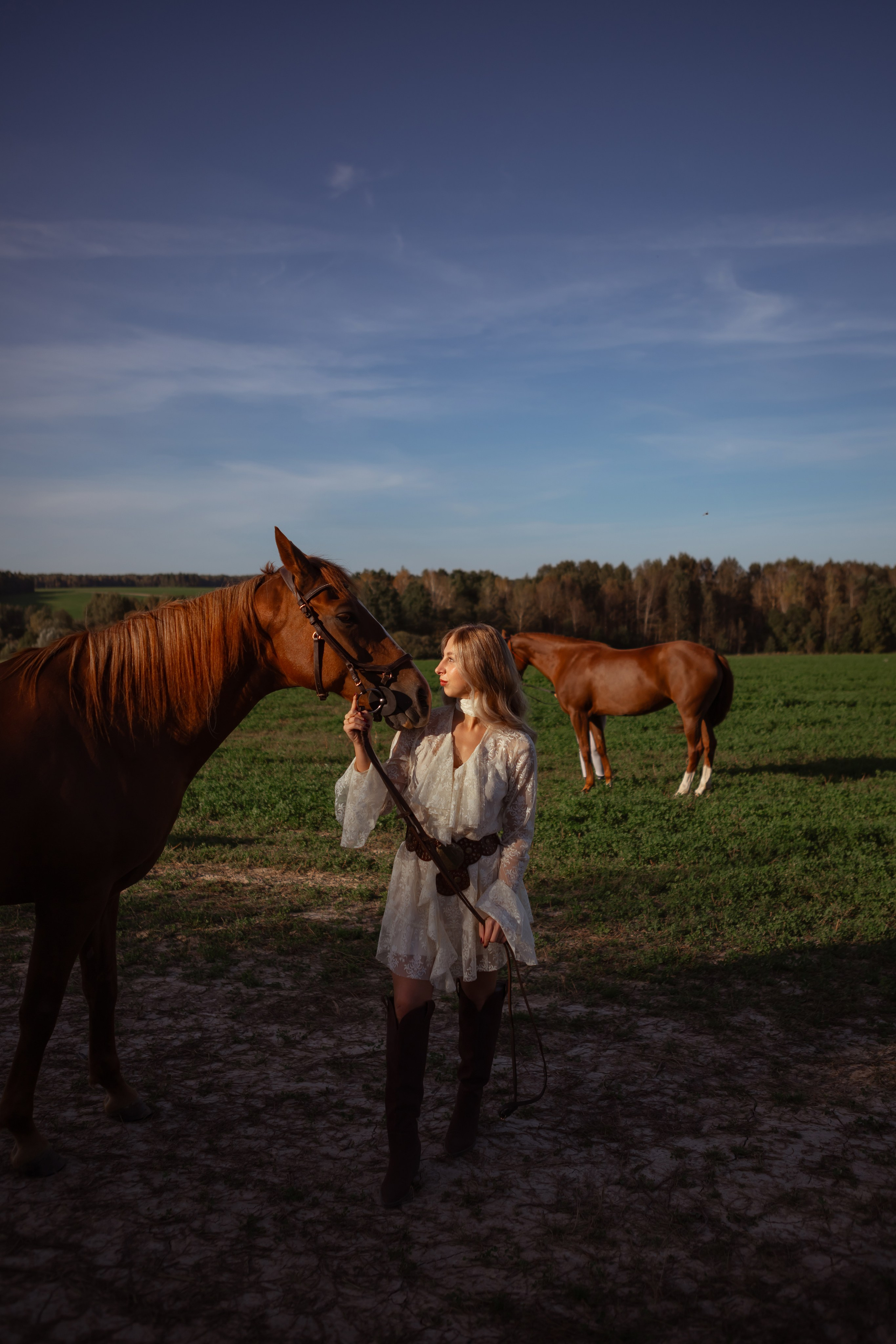 Съемка Елизавета с лошадьми. Фотограф Калуга