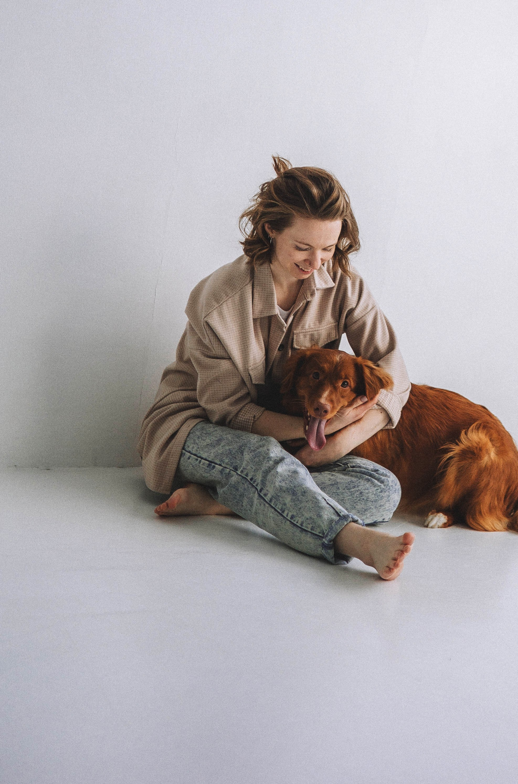 Аня и Лея. Фотограф-анималист Богданова Полина