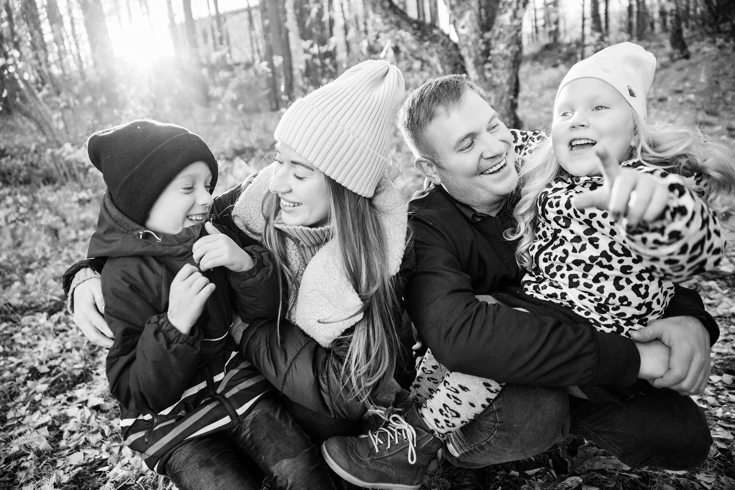 Лёня, Наташа, Матвей и Маша