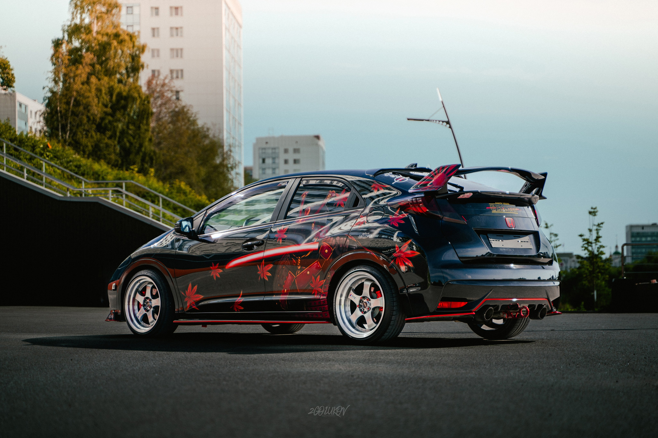 Honda Civic. Автомобильный фотограф и видеограф в Санкт-Петербурге I 2golukov prod