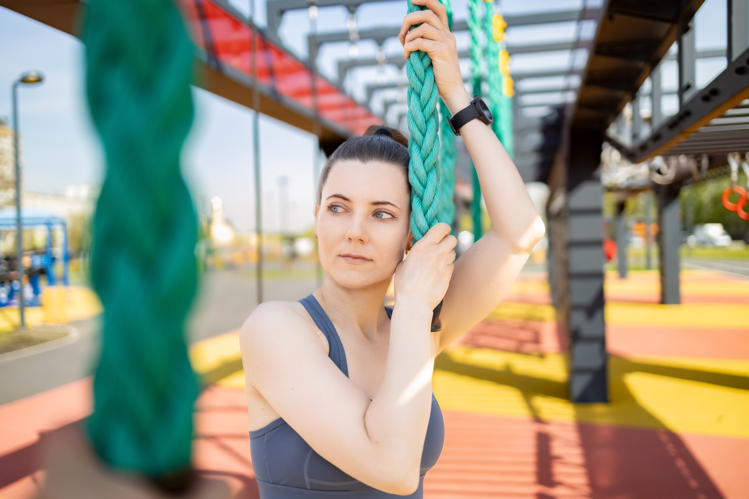 Фотосессия в стиле спорт — Модель Ирина Елисеева. Репортажный, семейный и студийный фотограф в Москве Демин Алексей