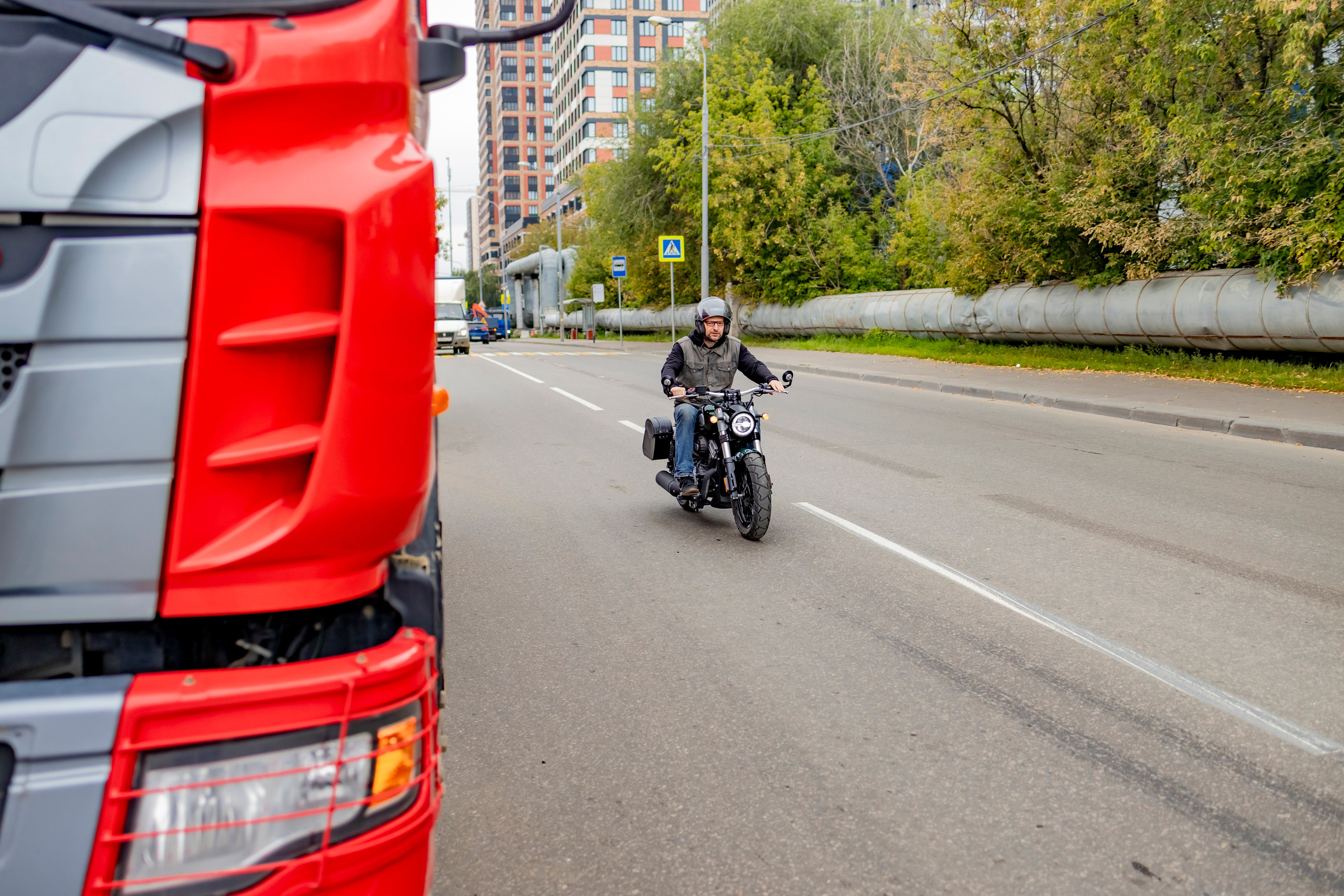 Съемка для журнала мотоцикл Benda Chinchilla. Репортажный, семейный и студийный фотограф в Москве Демин Алексей