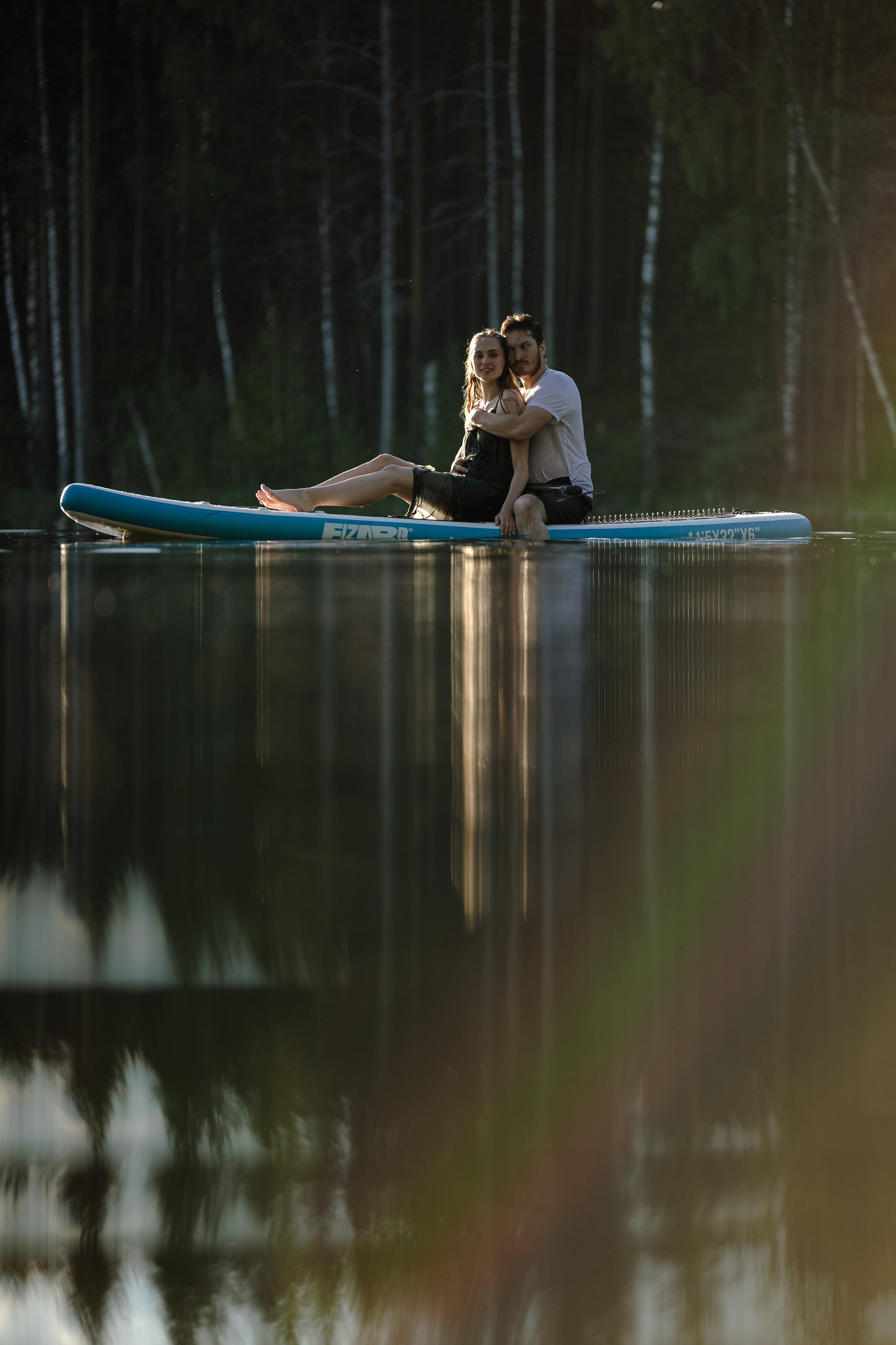 Петя и Лина, на сапах. Интерьерный фотограф и видеограф в Санкт-Петербурге Вадим Балбашевский