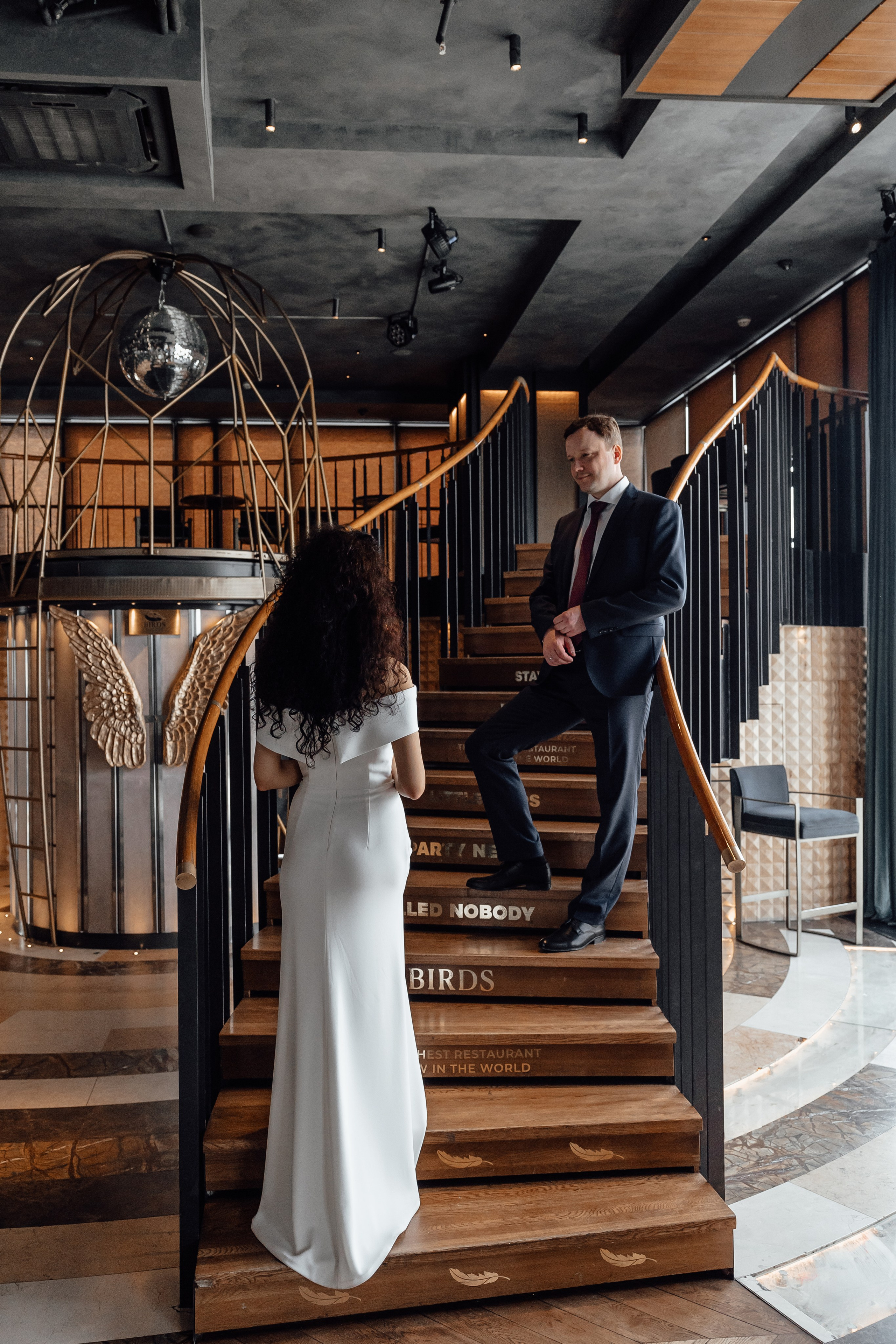 свадьба в ресторане бердс башня око москва сити