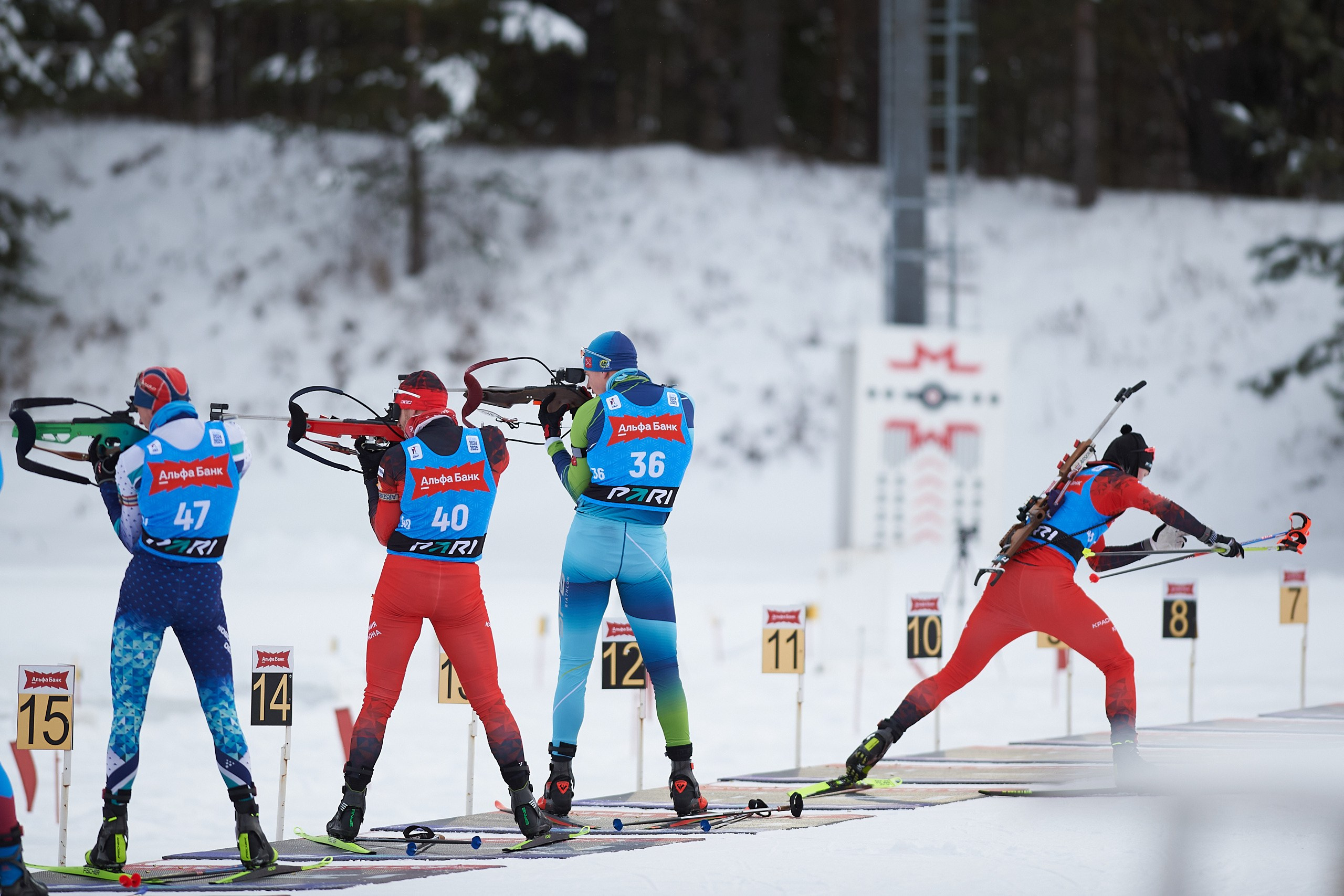 Биатлон. Чемпионат России — 2024/2025, 3-й этап, Ижевск. Ижевская винтовка. Спортивный репортажный фотограф в Ижевске Сергей Мерзляков