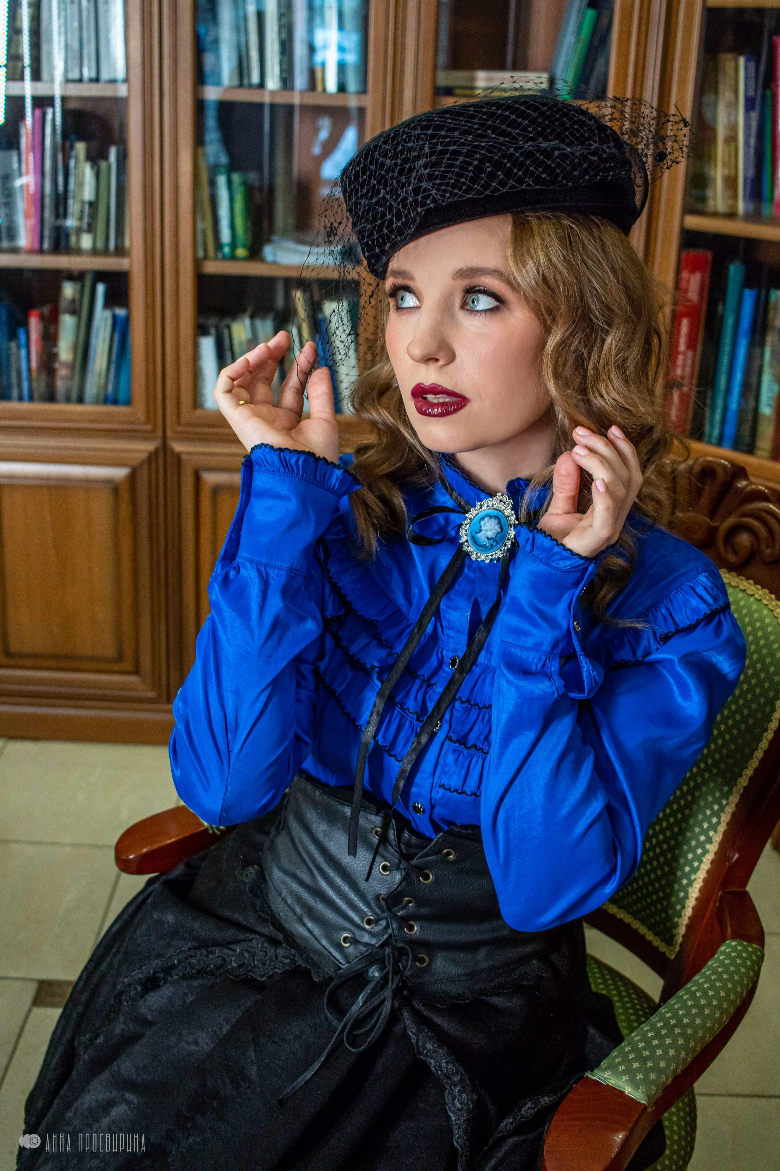 Тематическая фотосессия в библиотеке. Ваш фотограф в Санкт-Петербурге Анна Просвирина
