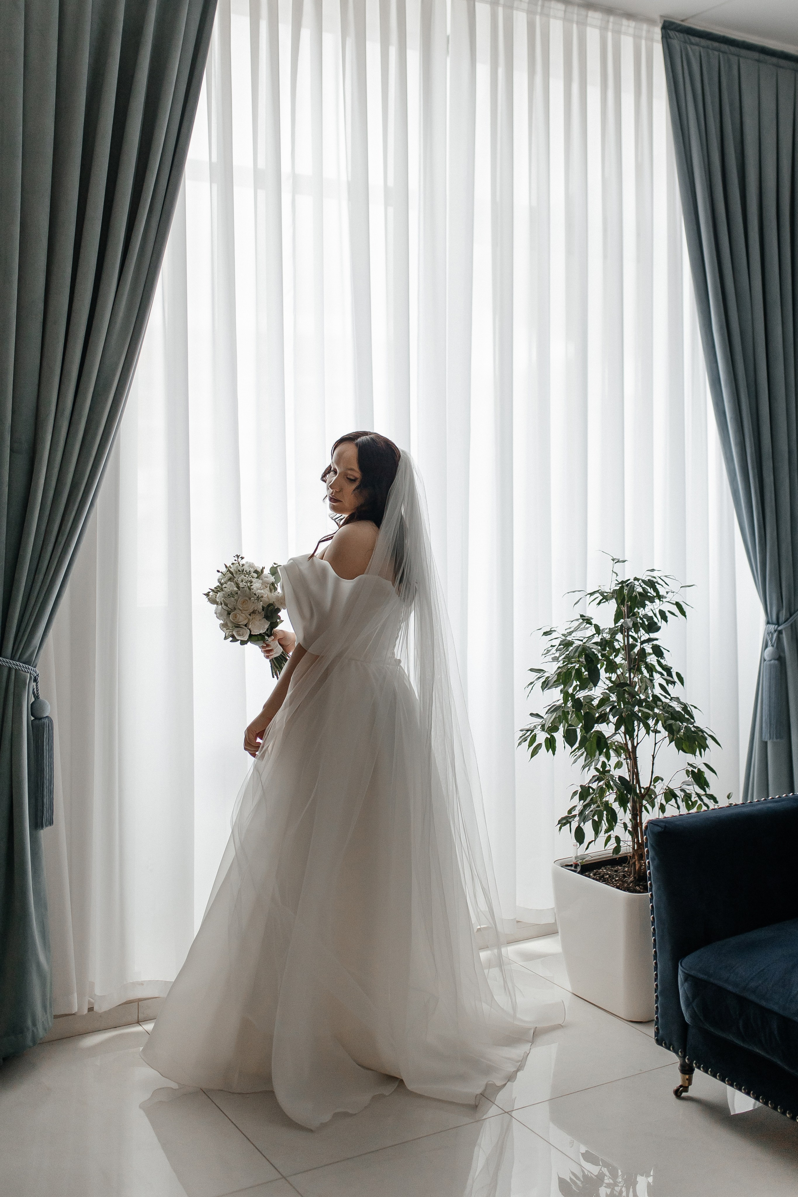 Регистрация брака в Шипиловском Дворце бракосочетания. Свадебный фотограф в Москве Дарья Олендарёва