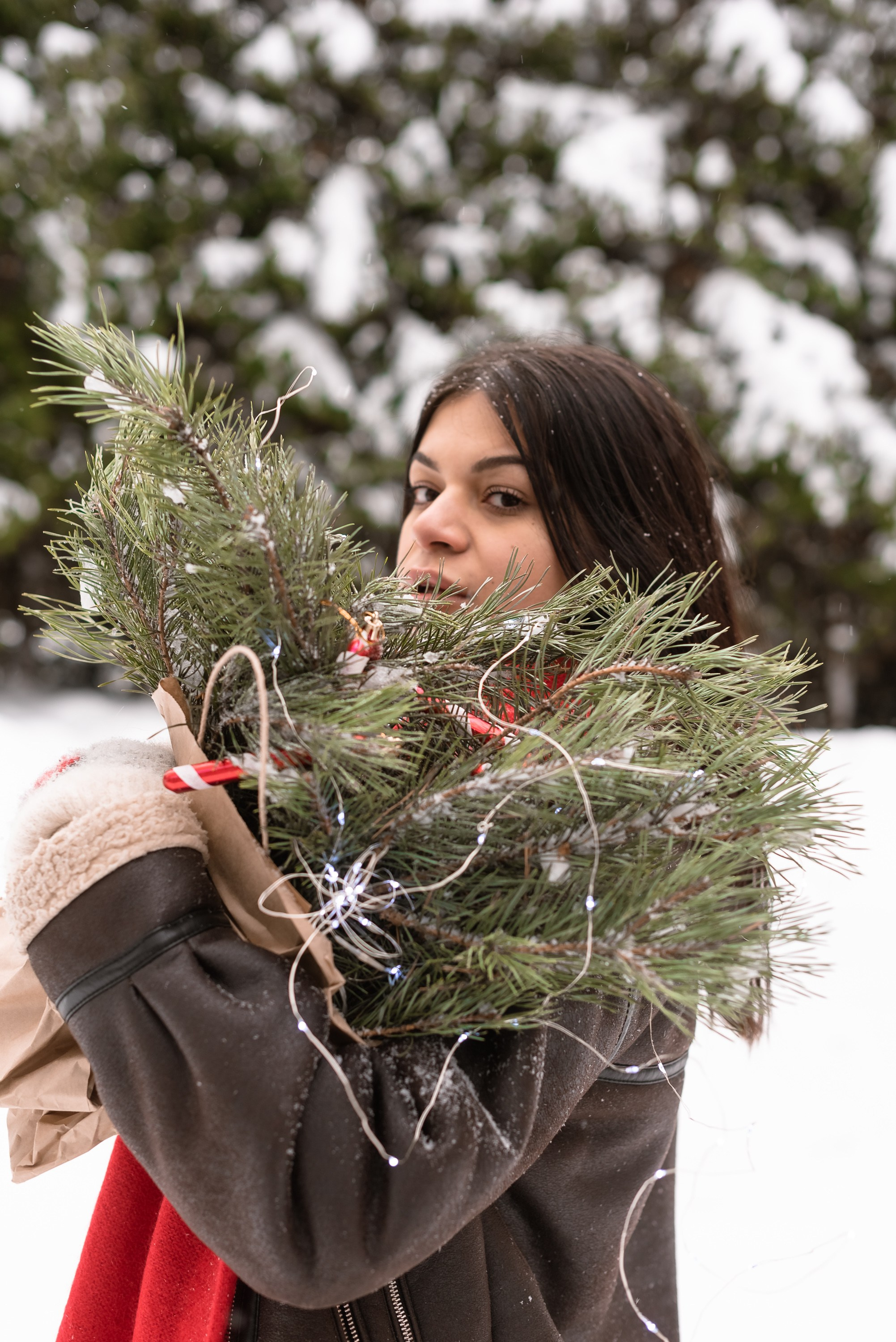 Зимняя прогулка Софии. Фотограф Тула творческие фотосессии недорого Ольга Ромашина