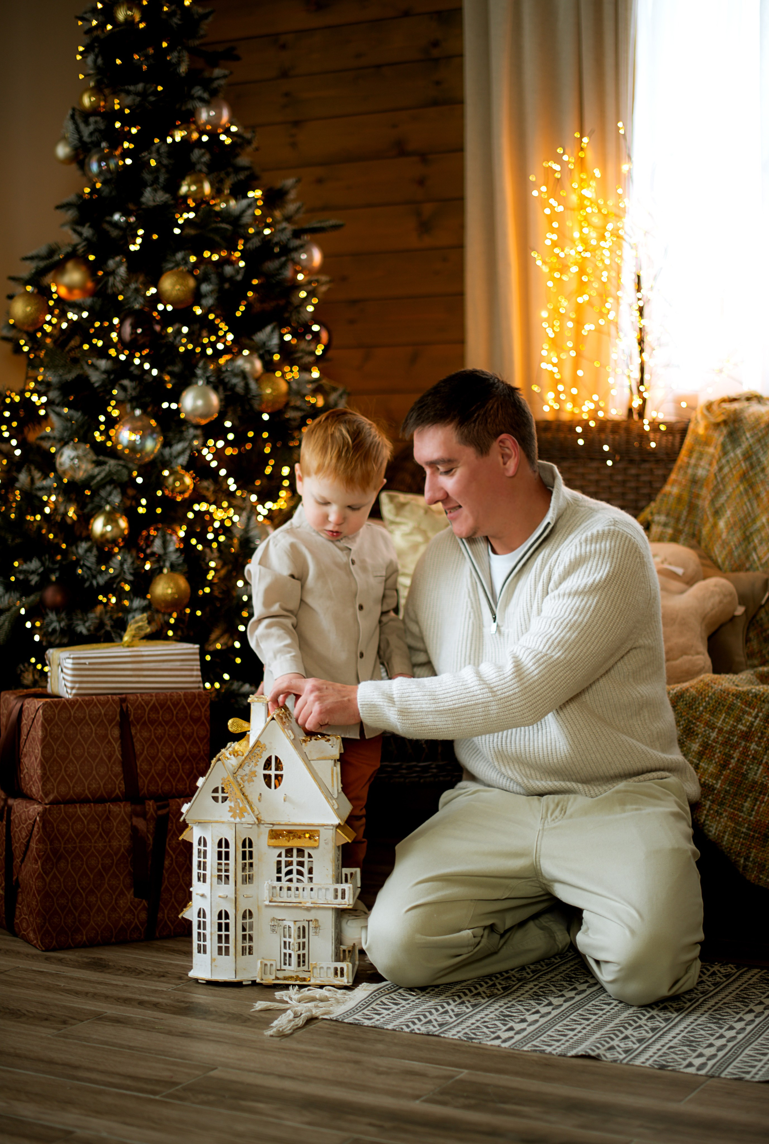 Новогодние съёмки. Семейный и портретный фотограф Надежда Вылку