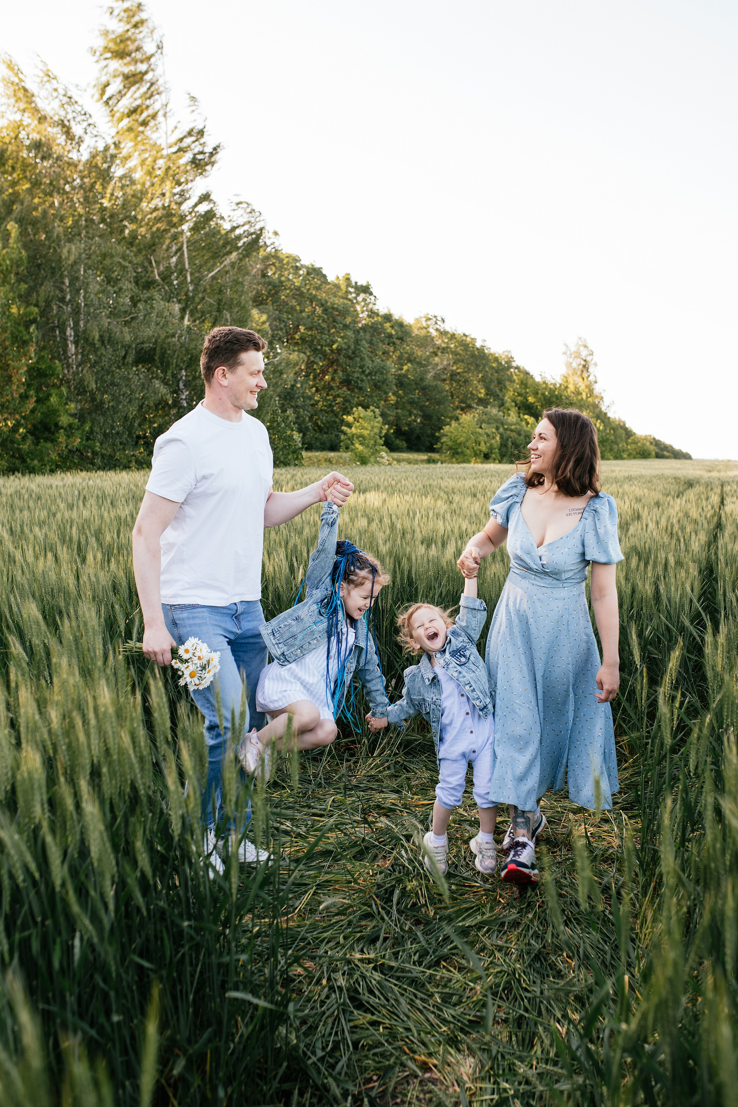 Вика, Коля, Лера и Ева. Свадебный, семейный фотограф в Рязани Лена Брант