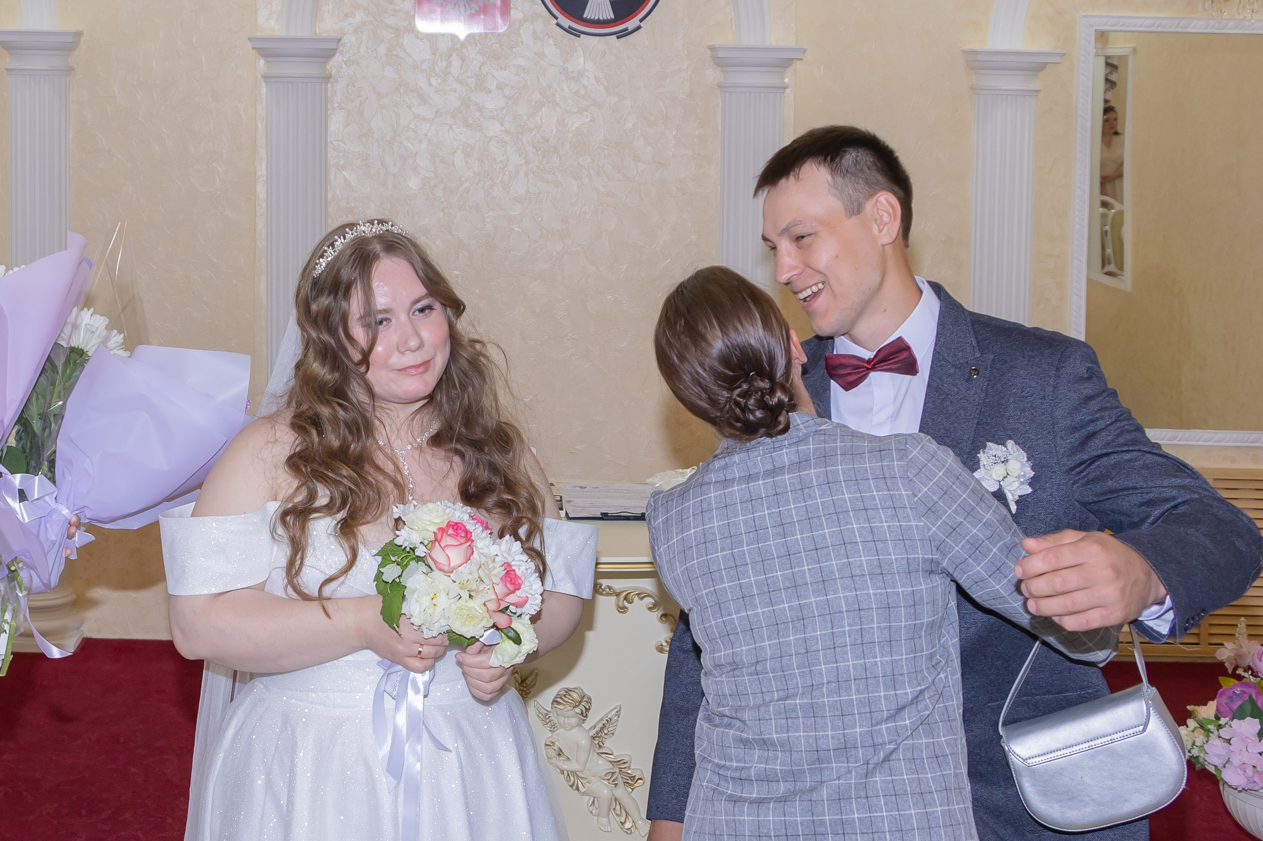 Свадебная съемка регистрации в ЗАГСе г. Можга