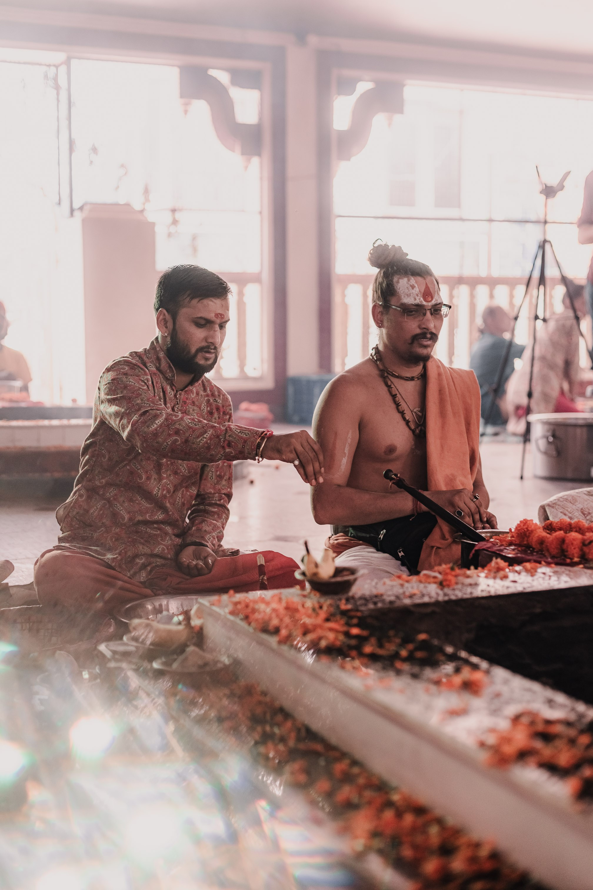 Navaratri yajna at Devraha Baba Ji ashram. Мариам Багдасарян