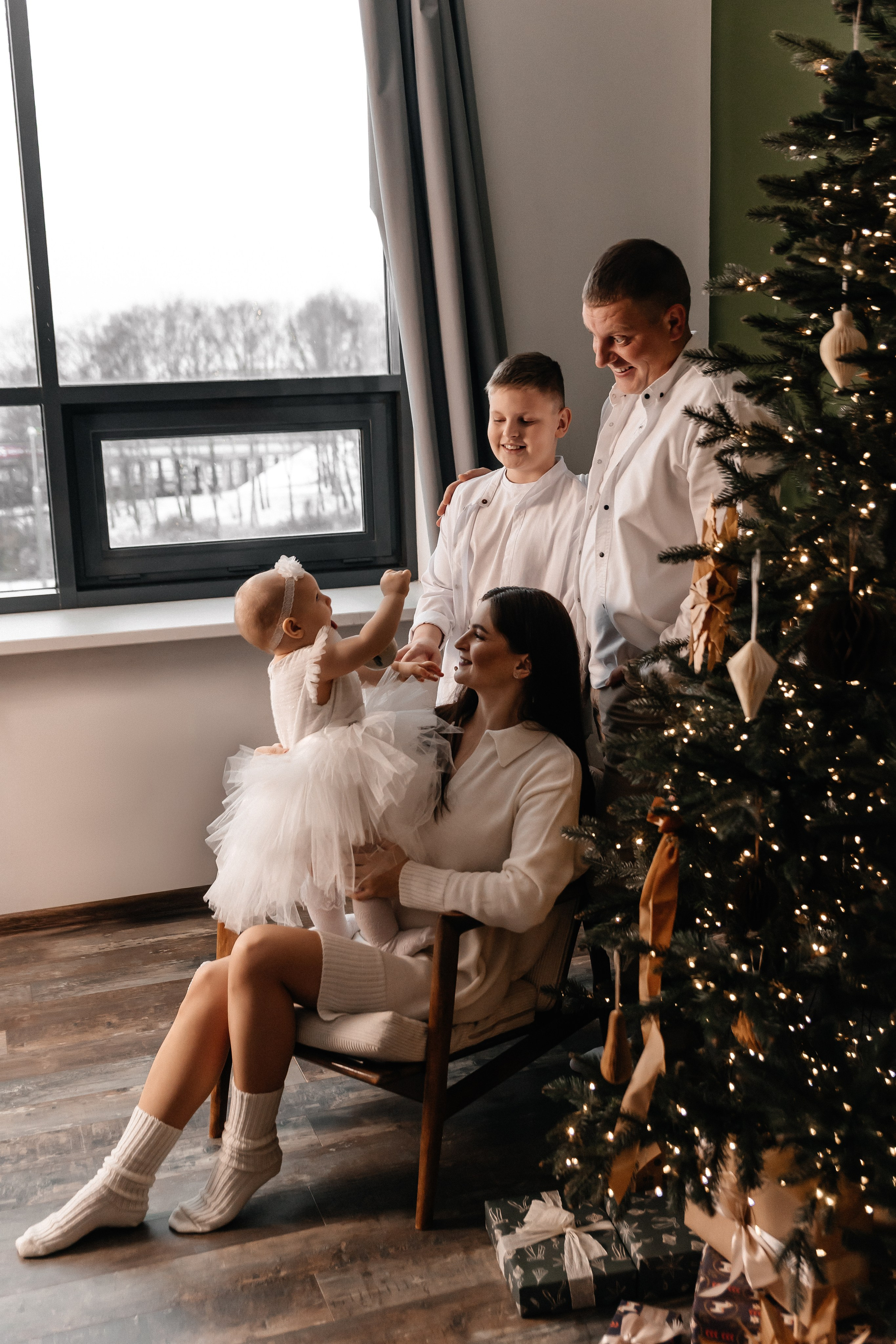 Новогодняя. Семейный фотограф Минск Усова Ольга