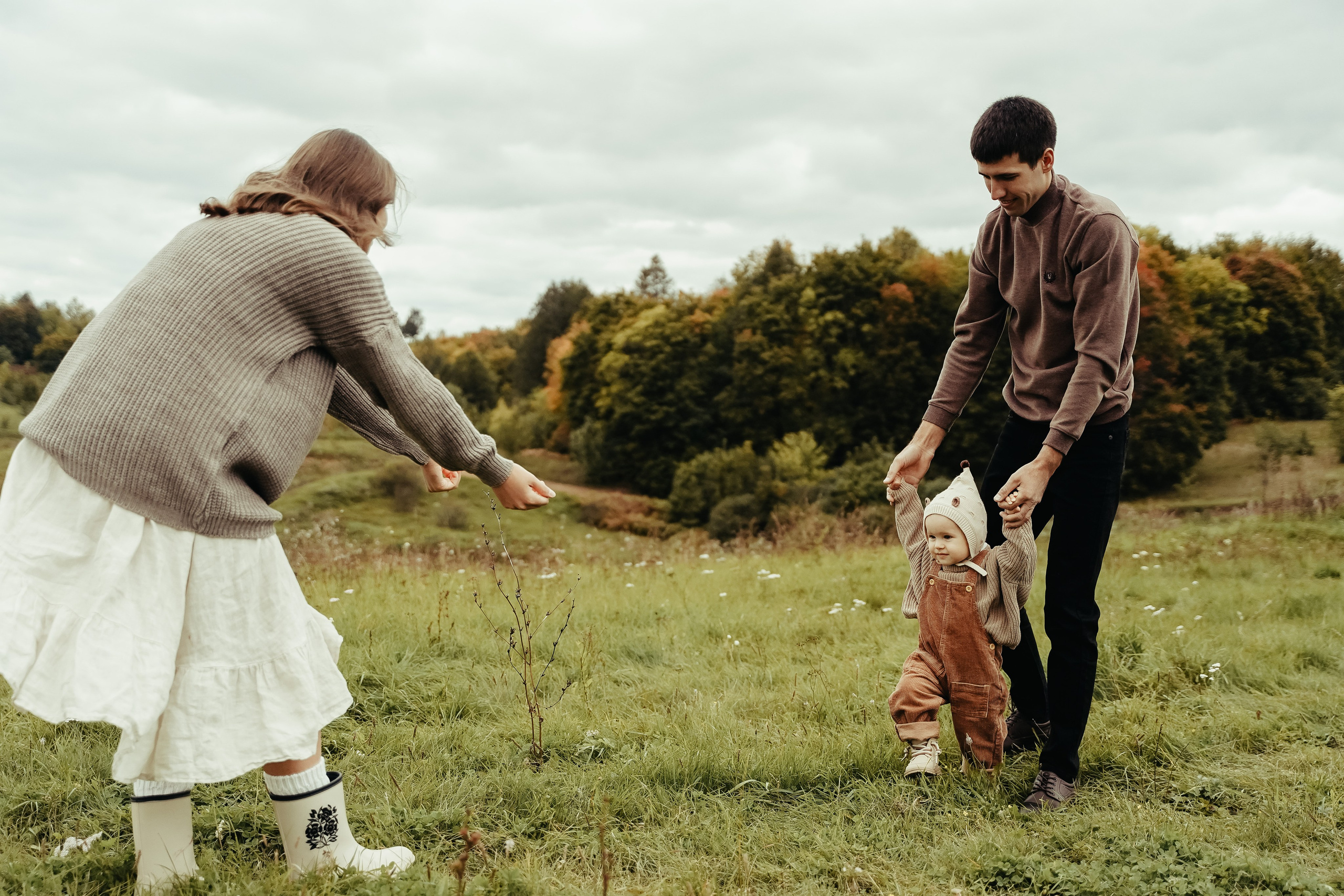 Семейная фотосъемка в поле. Бирск
