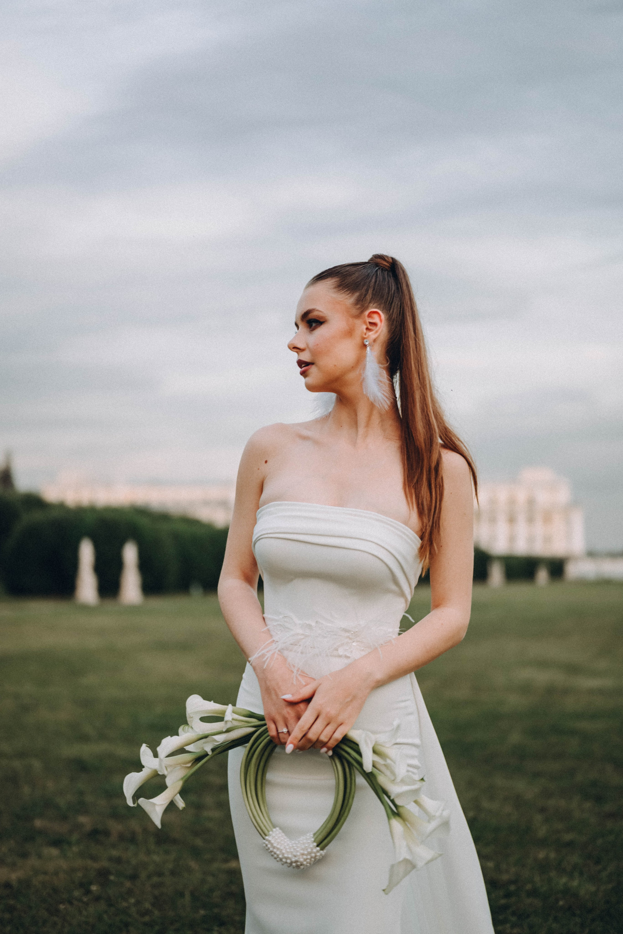 Невеста в Архангельском. Фотограф Анастасия Монах