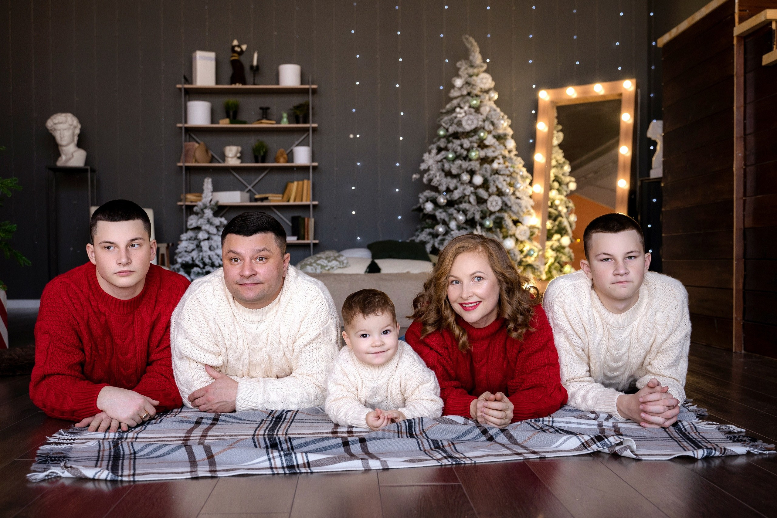Комплекты Family look. Фотостудия Малина в городе Улан-Удэ. Фотограф Ирина Жарникова