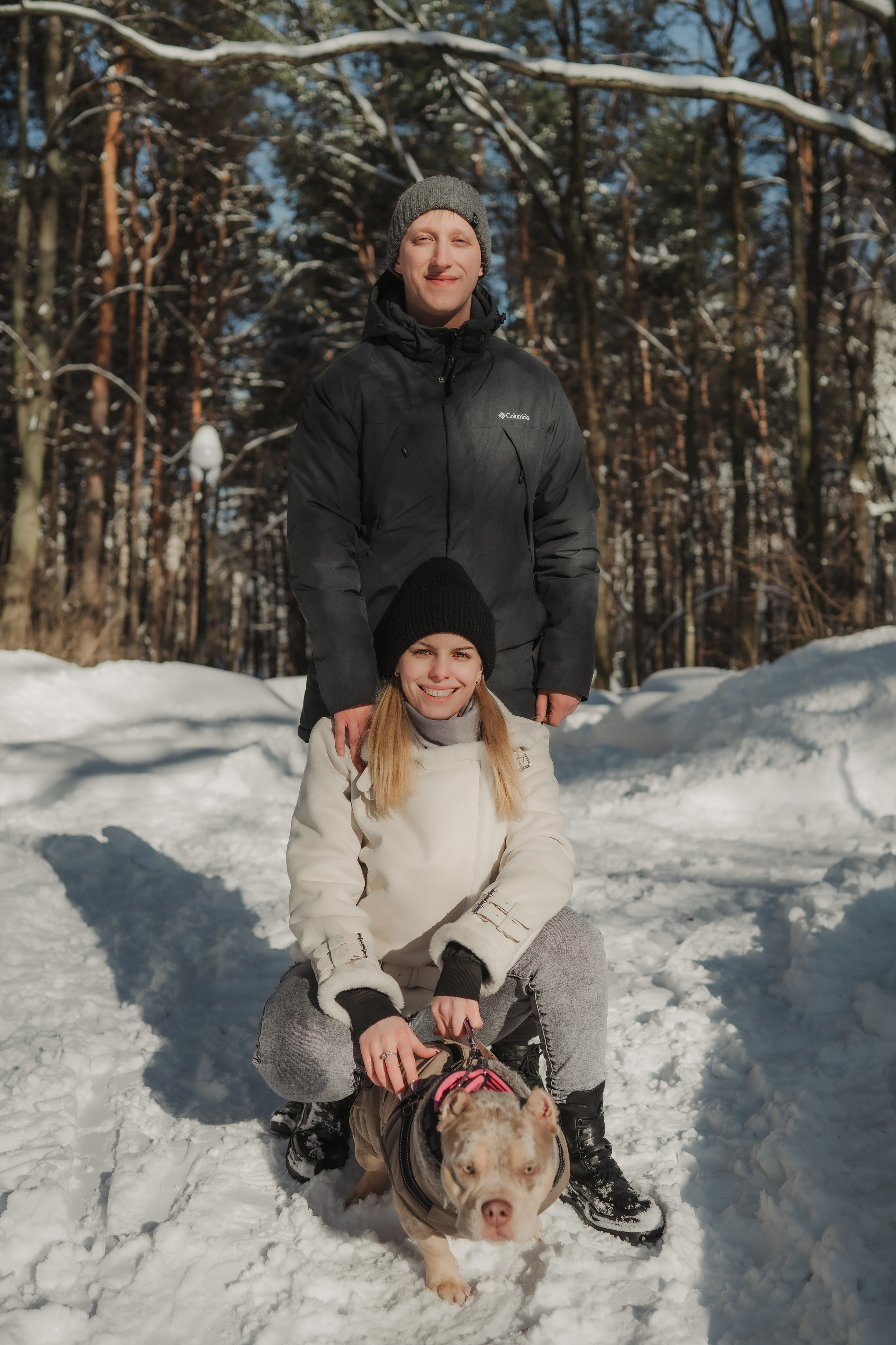 Зимняя LOVE STORY Вики, Артёма и Булочки. Семейный Фотограф в Москве Ирина Хохлова