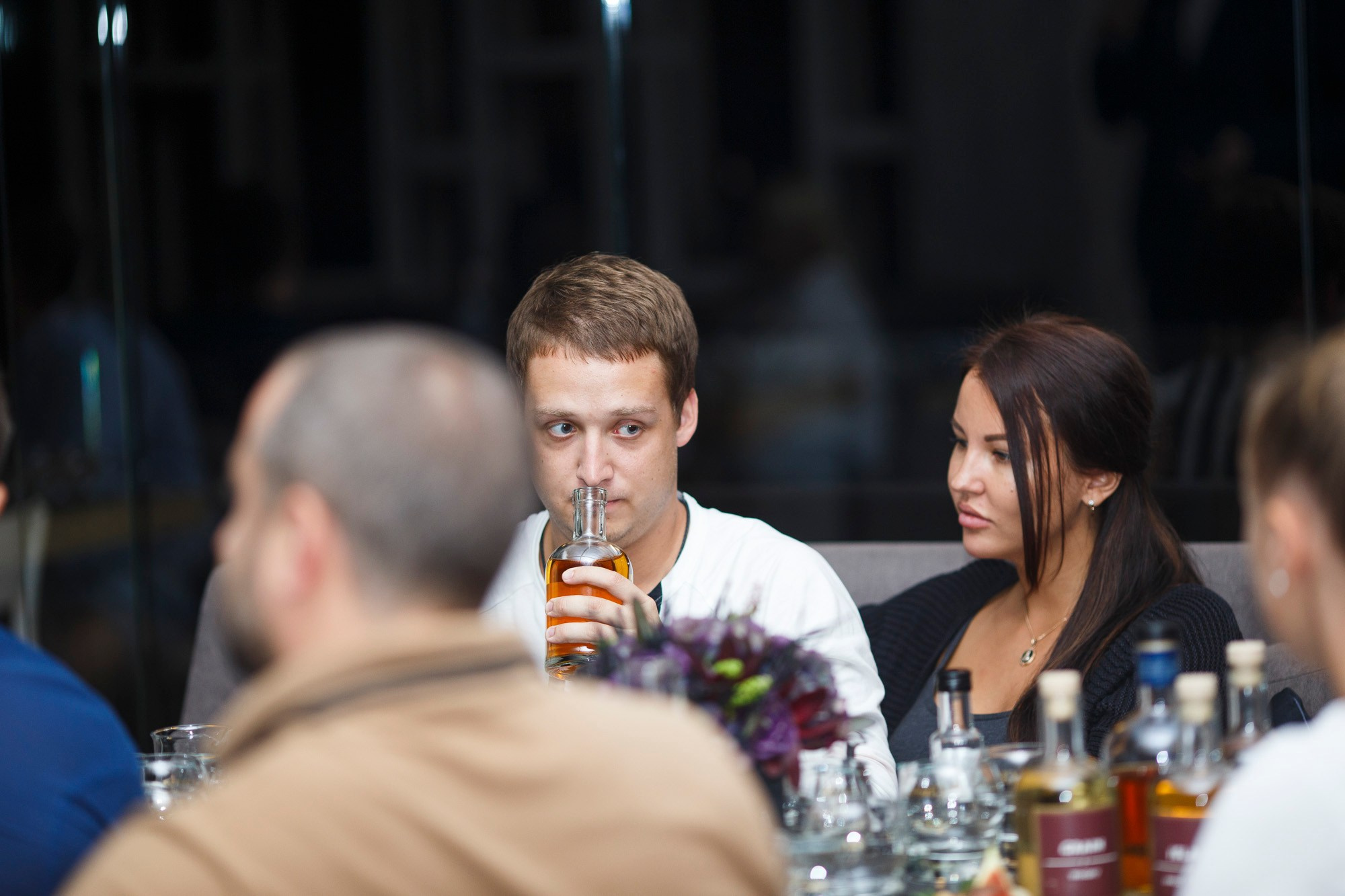 Dinner Chivas. Reportage and staged photographer Natalia Sannikova