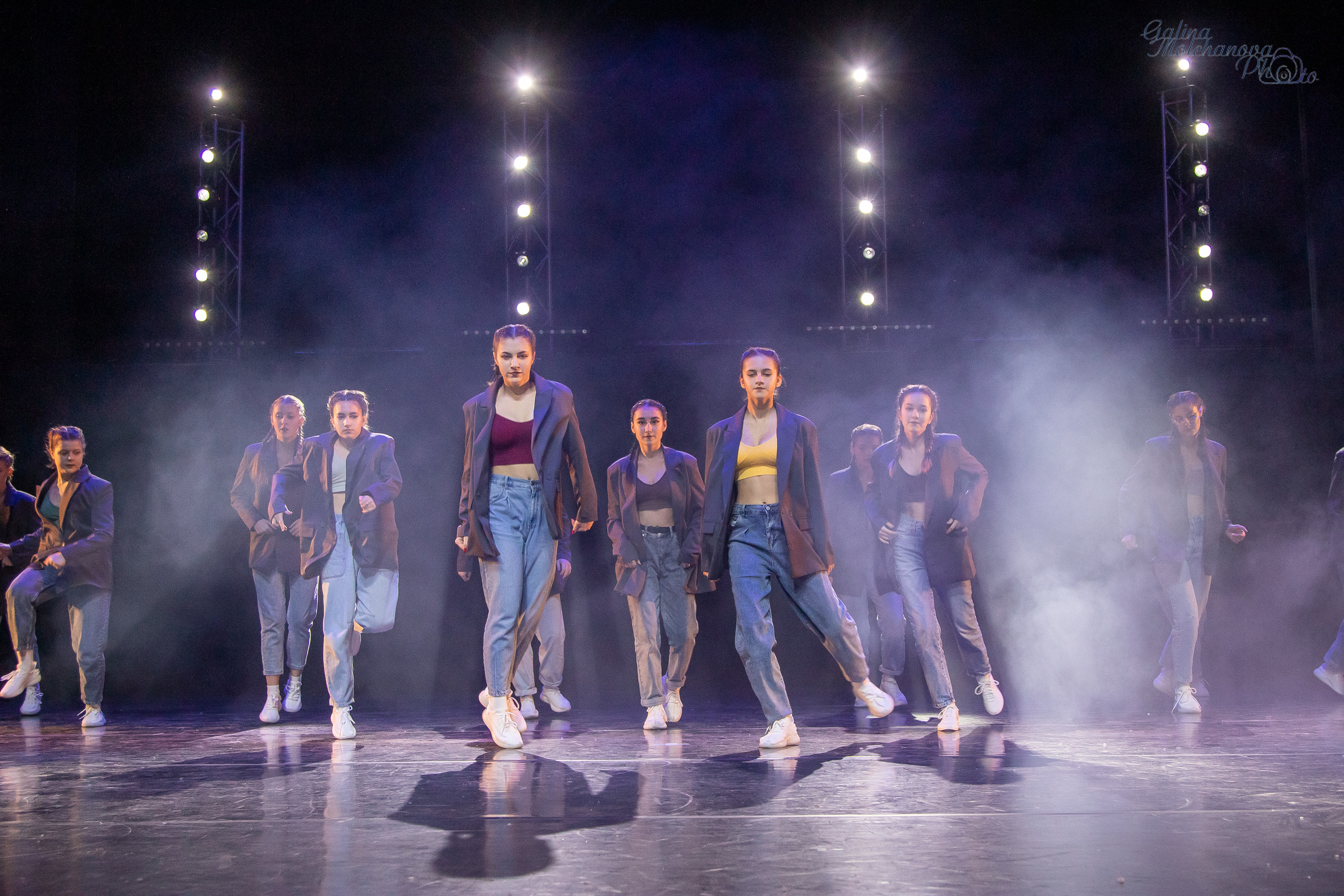 Новогодний концерт танцевального коллектива. Балетный фотограф в Москве Галина Молчанова