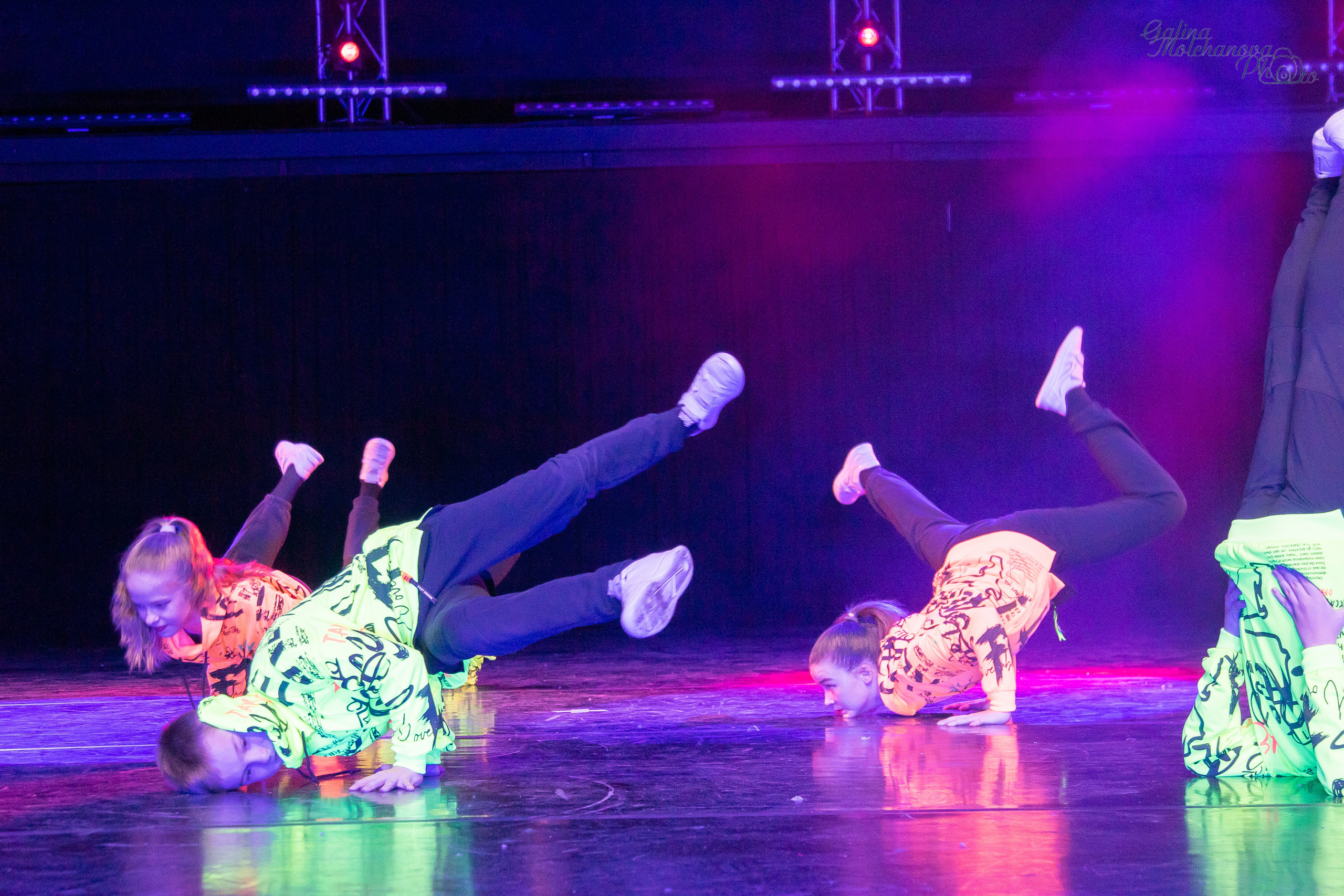 Новогодний концерт танцевального коллектива. Балетный фотограф в Москве Галина Молчанова