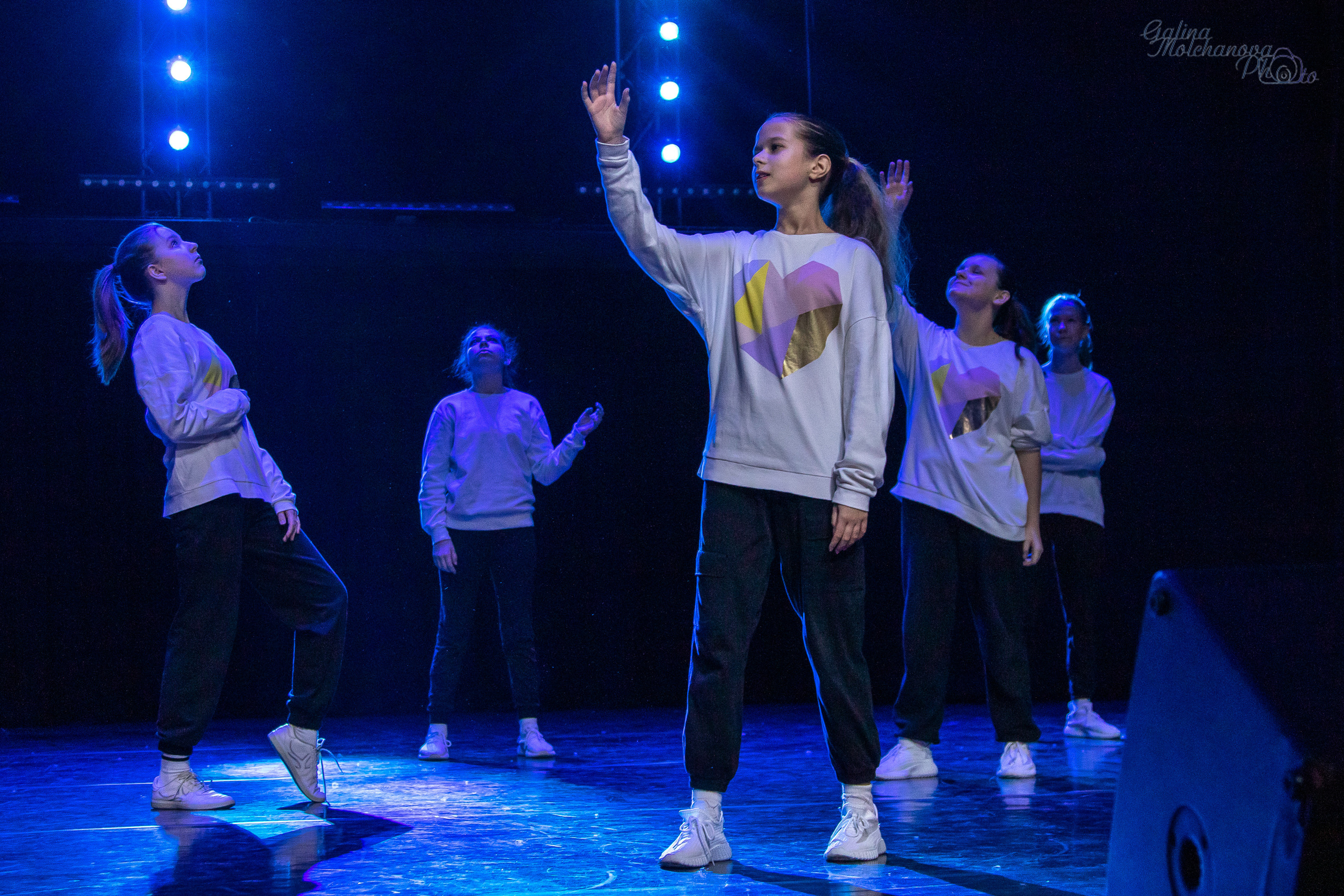 Новогодний концерт танцевального коллектива. Балетный фотограф в Москве Галина Молчанова