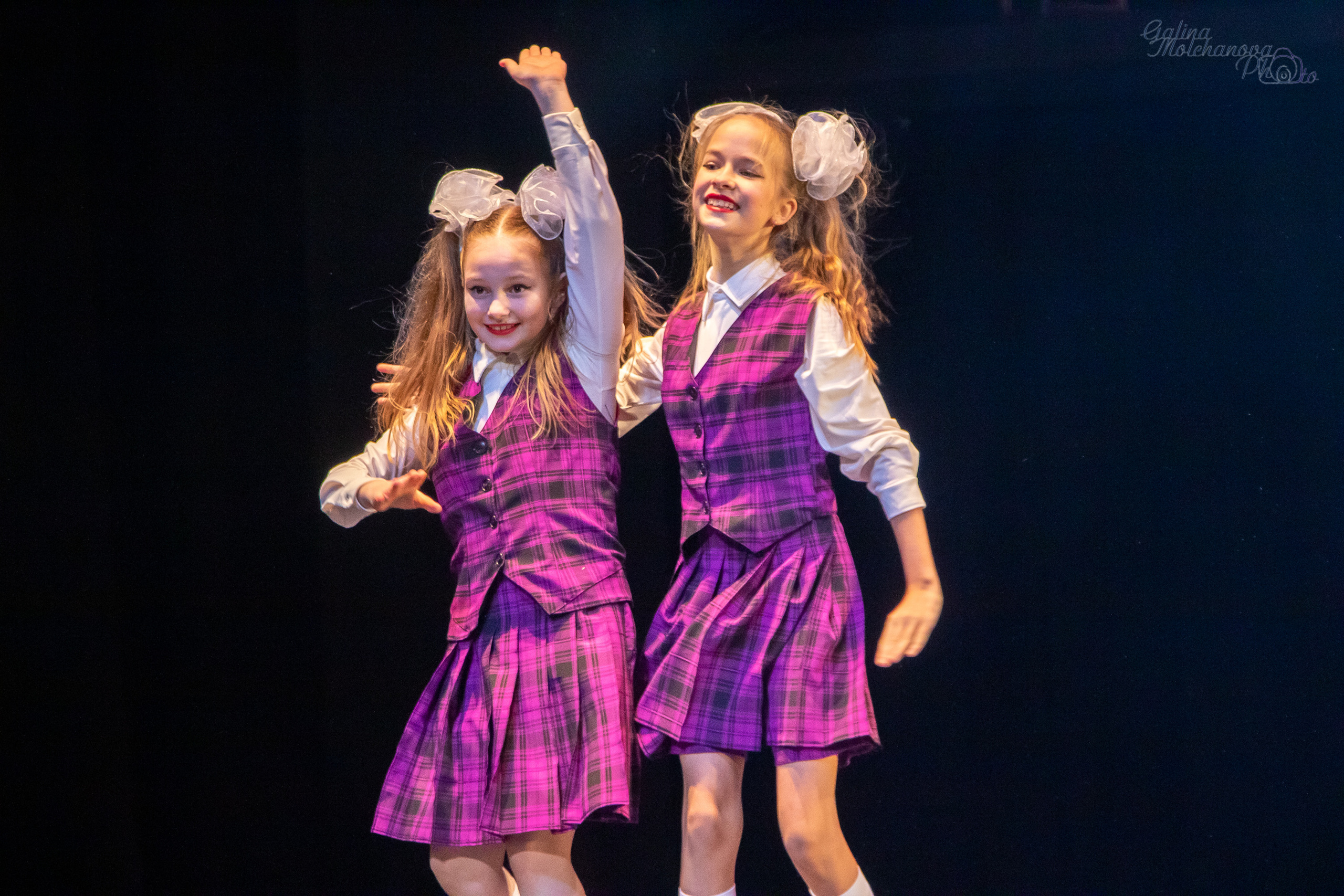 Новогодний концерт танцевального коллектива. Балетный фотограф в Москве Галина Молчанова