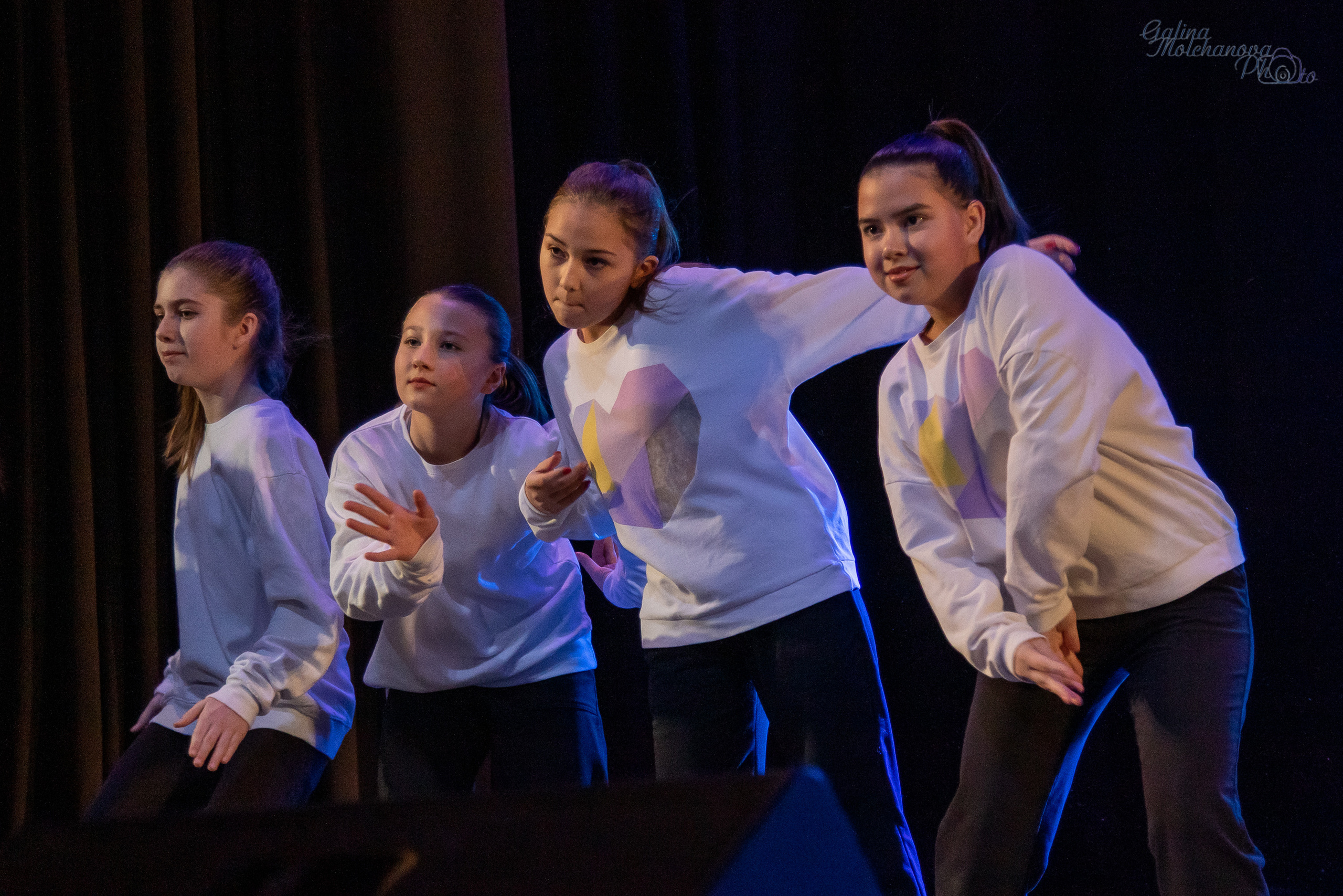 Новогодний концерт танцевального коллектива. Балетный фотограф в Москве Галина Молчанова