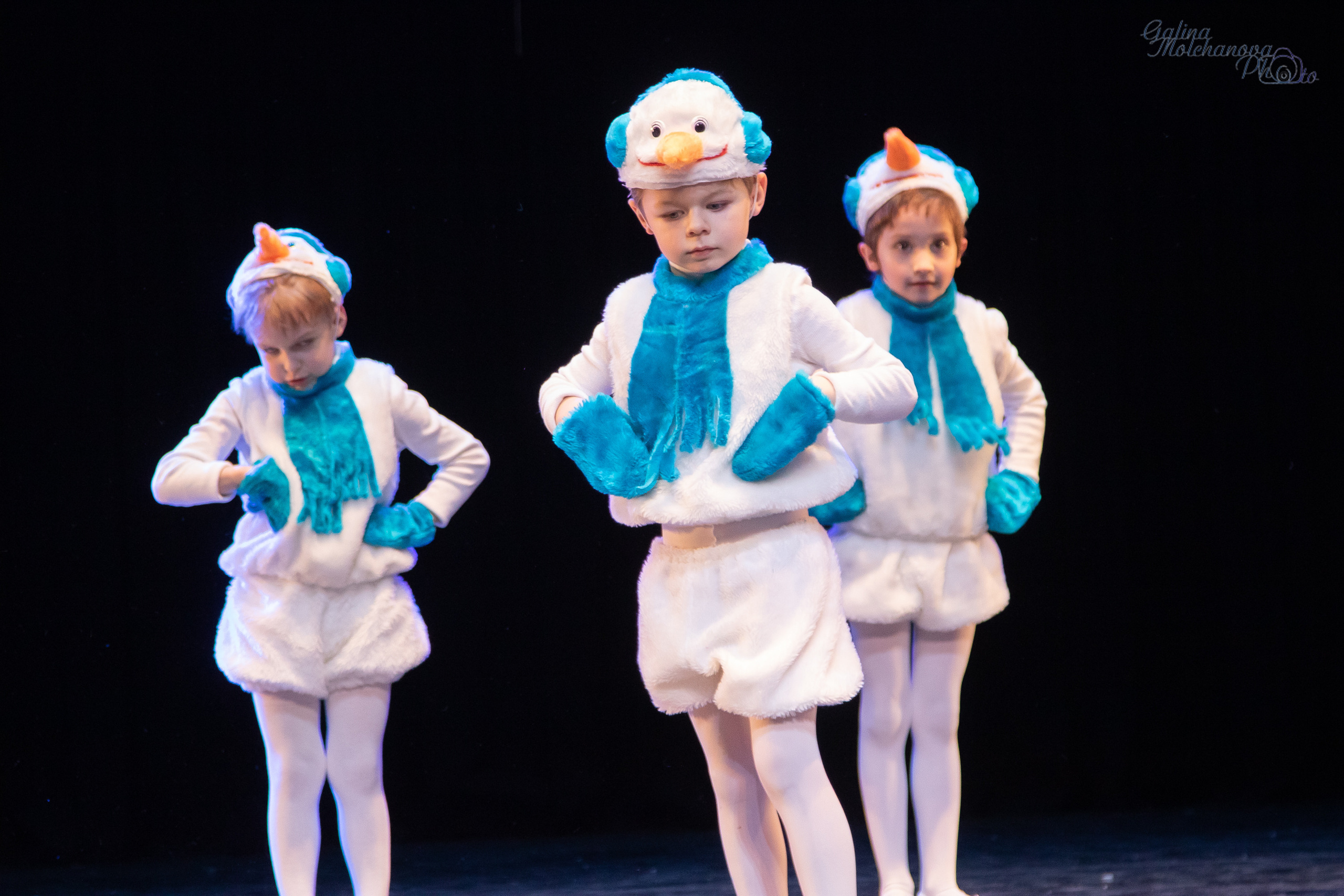 Новогодний концерт танцевального коллектива. Балетный фотограф в Москве Галина Молчанова