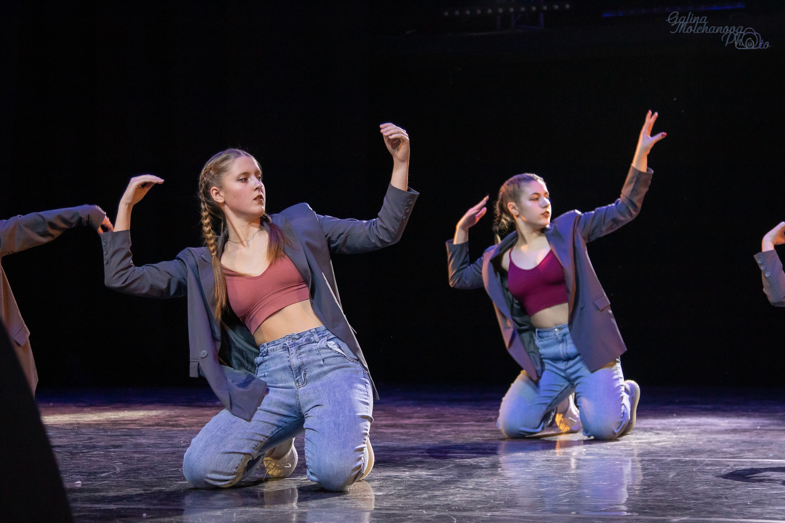 Новогодний концерт танцевального коллектива. Балетный фотограф в Москве Галина Молчанова