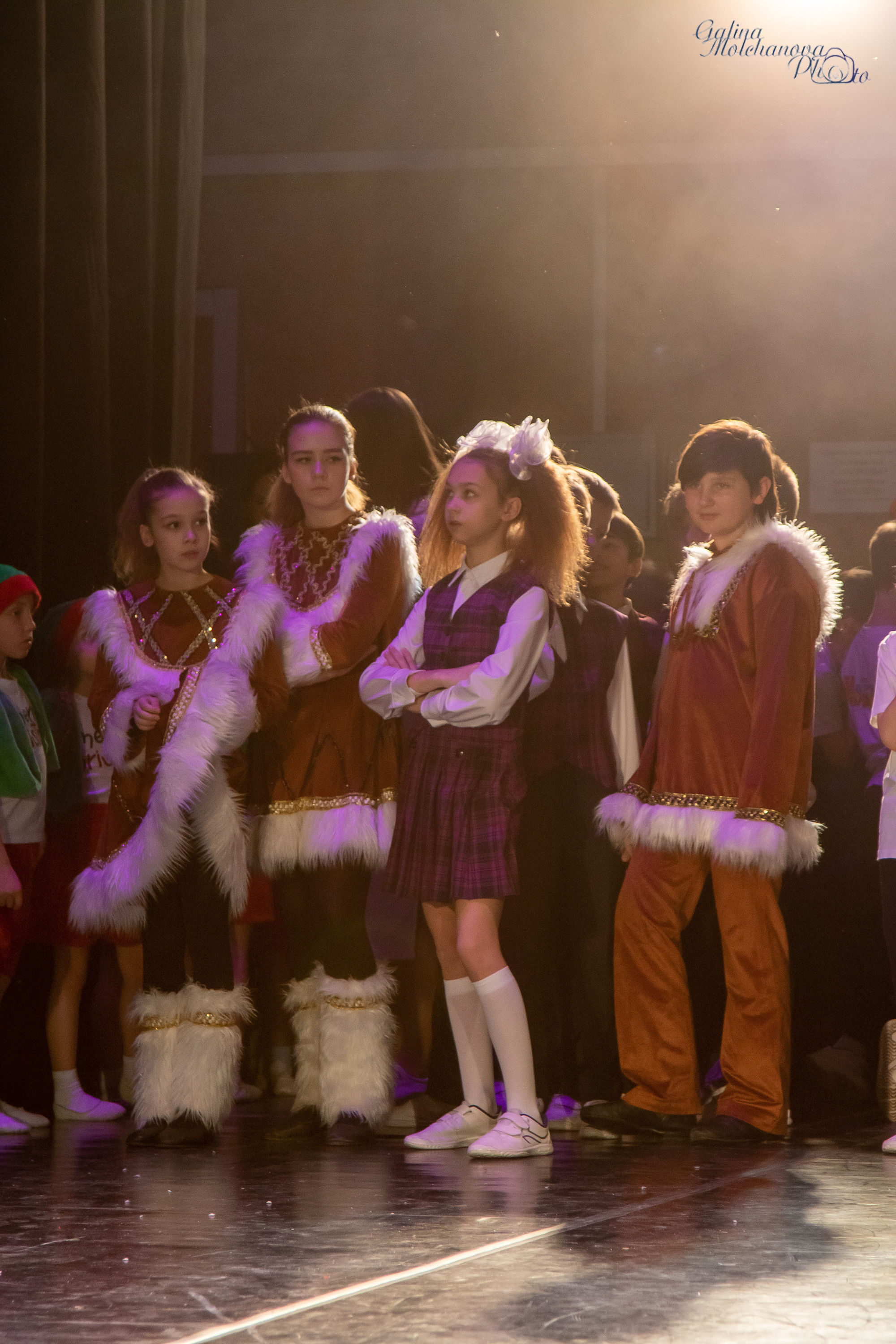 Новогодний концерт танцевального коллектива. Балетный фотограф в Москве Галина Молчанова