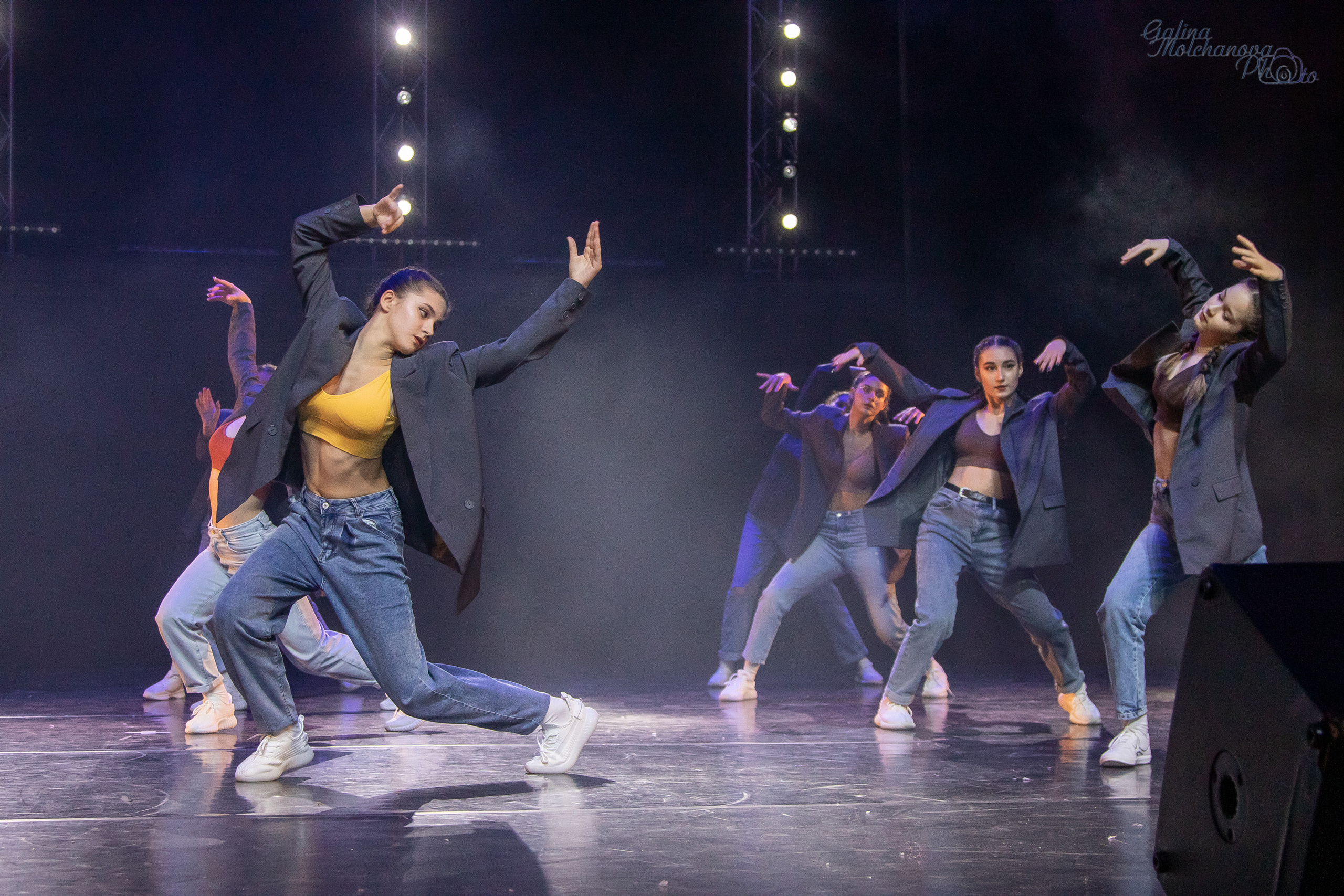 Новогодний концерт танцевального коллектива. Балетный фотограф в Москве Галина Молчанова