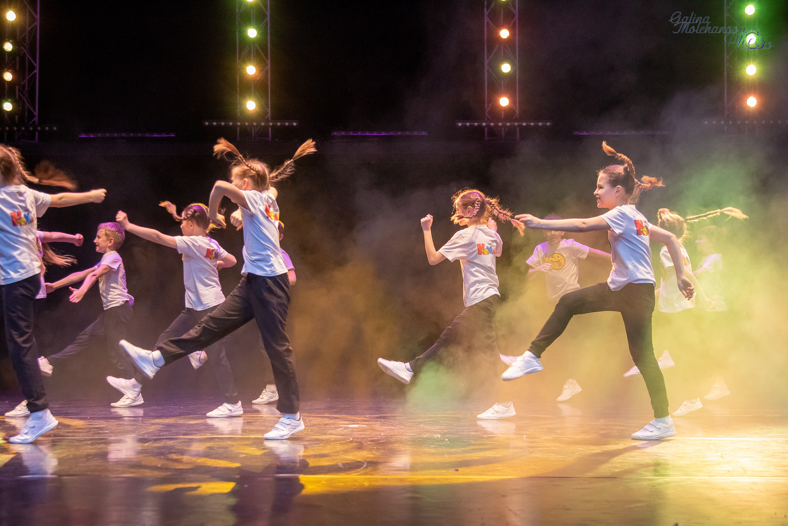 Новогодний концерт танцевального коллектива. Балетный фотограф в Москве Галина Молчанова
