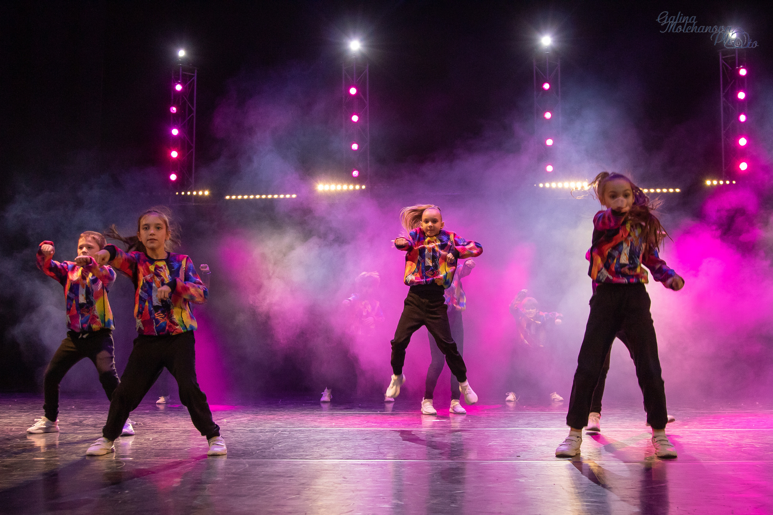 Новогодний концерт танцевального коллектива. Балетный фотограф в Москве Галина Молчанова