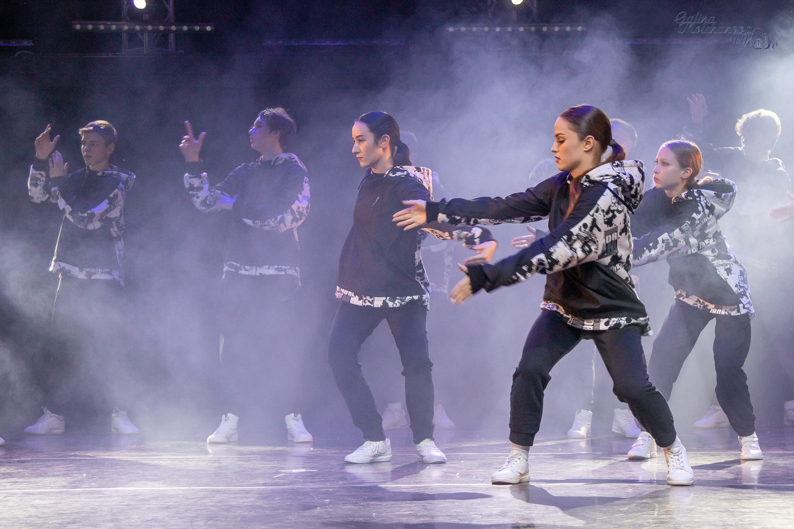Новогодний концерт танцевального коллектива. Балетный фотограф в Москве Галина Молчанова