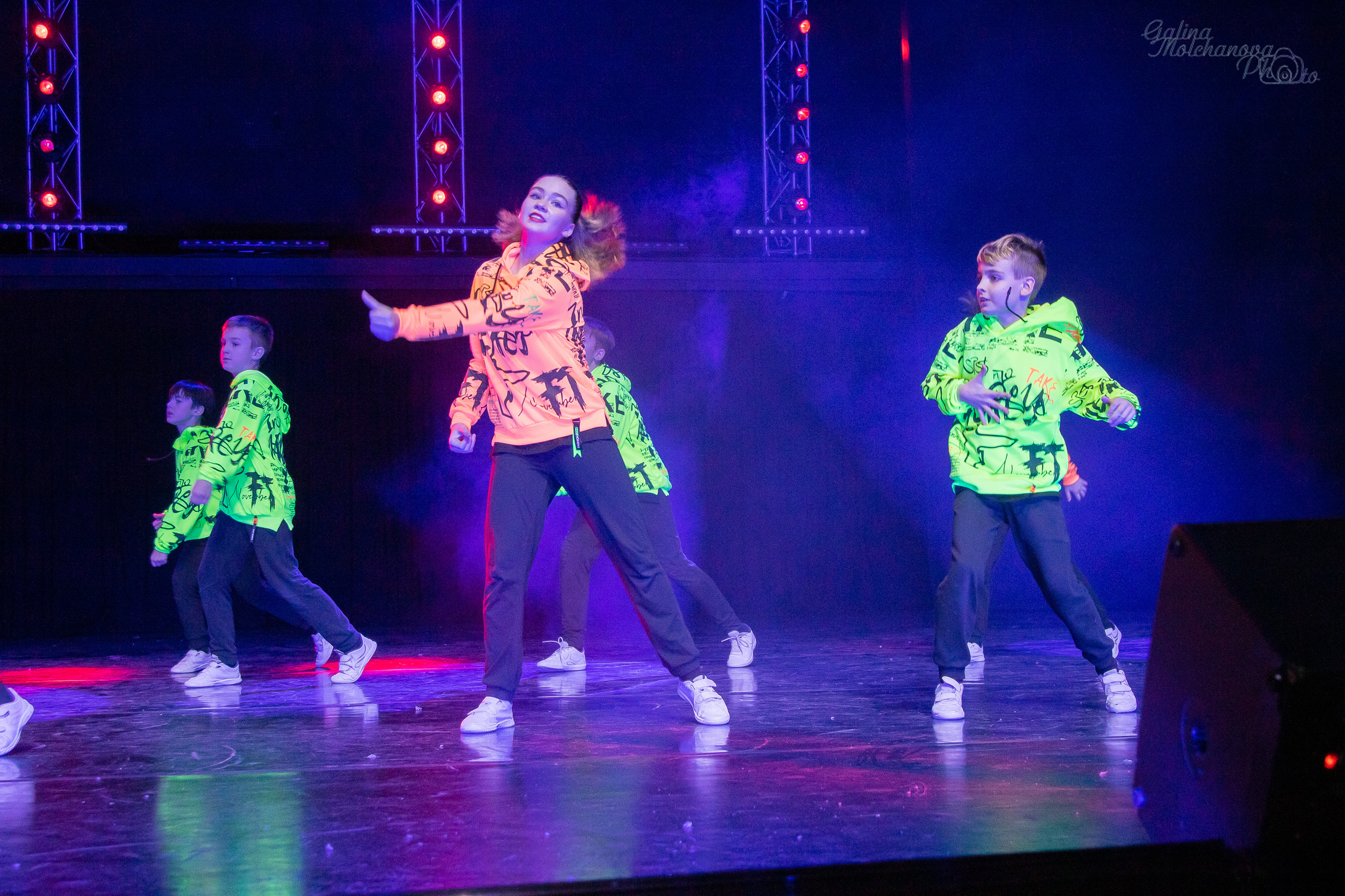 Новогодний концерт танцевального коллектива. Балетный фотограф в Москве Галина Молчанова
