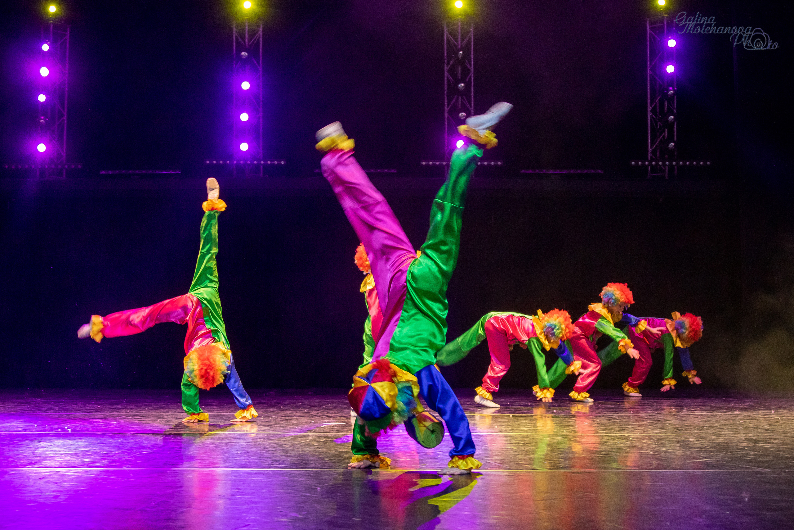 Новогодний концерт танцевального коллектива. Балетный фотограф в Москве Галина Молчанова