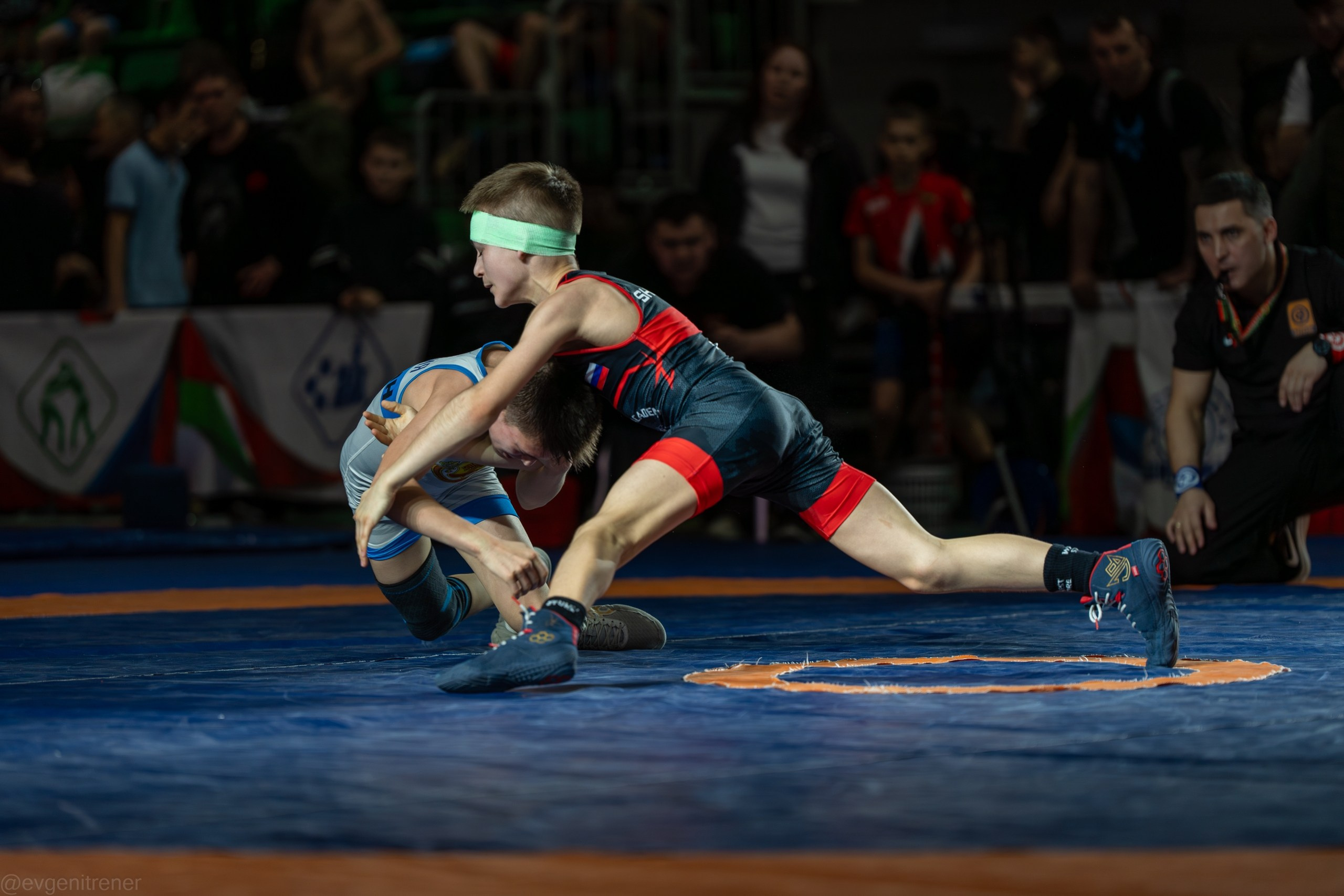 Всероссийский турнир по «Вольной борьбе». M-7 OPEN-14. Дневная часть. г. Нижнекамск 28.03.26. Евгений | Спорт Фото в Татарстане