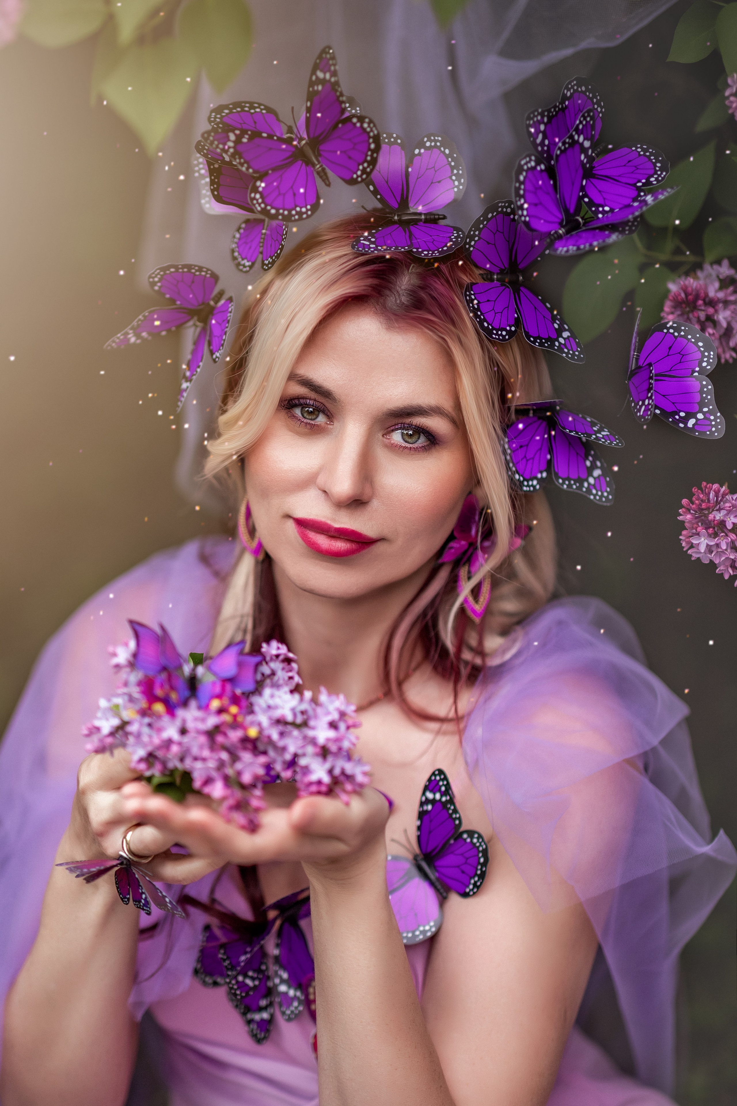 Фотопроект «фиолетовые Бабочки». Фотограф Алина Лебедь