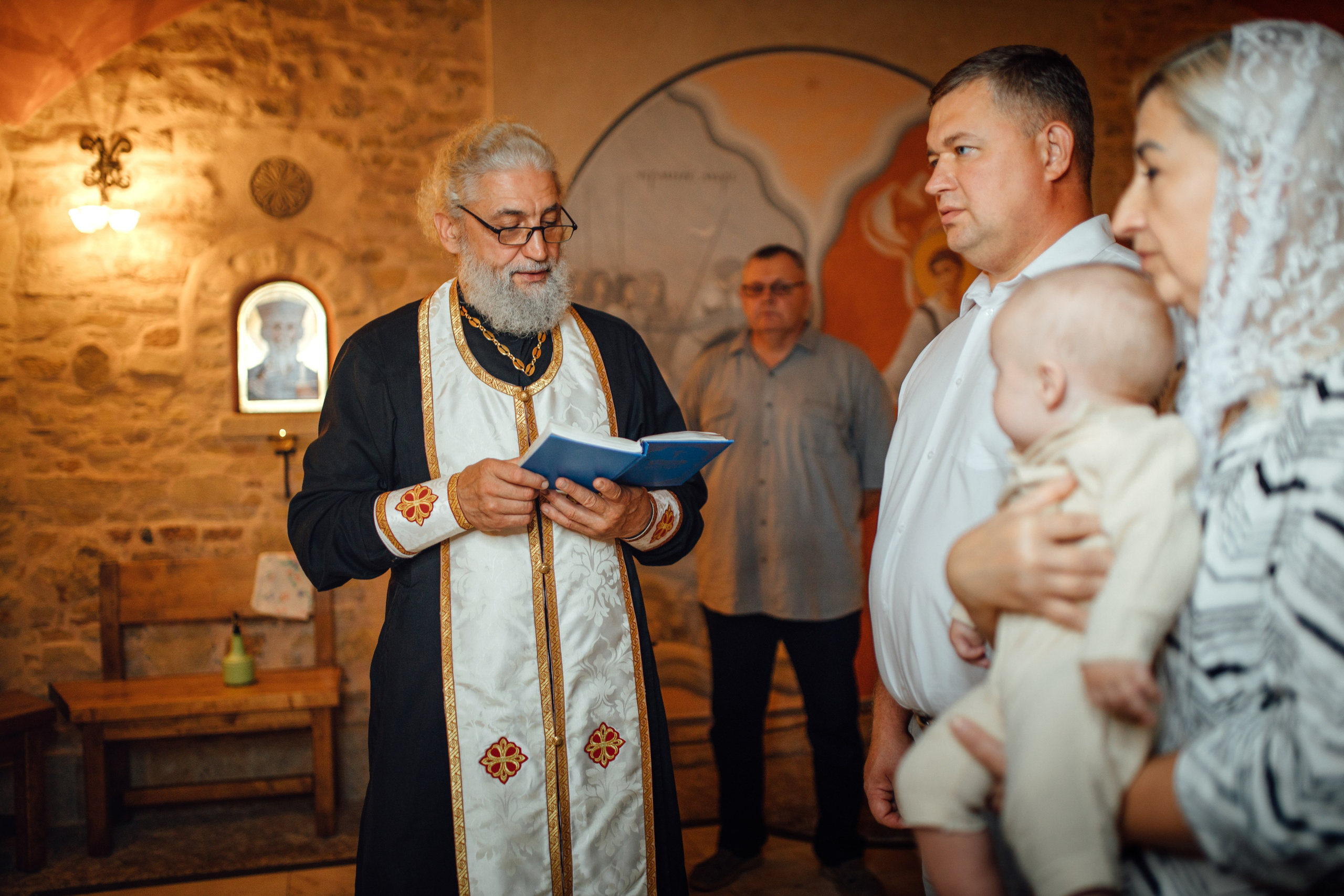 Крещение Егора (Георгия) Державный храм, св. Елисаветенского монастыря, Новинки, август 2024