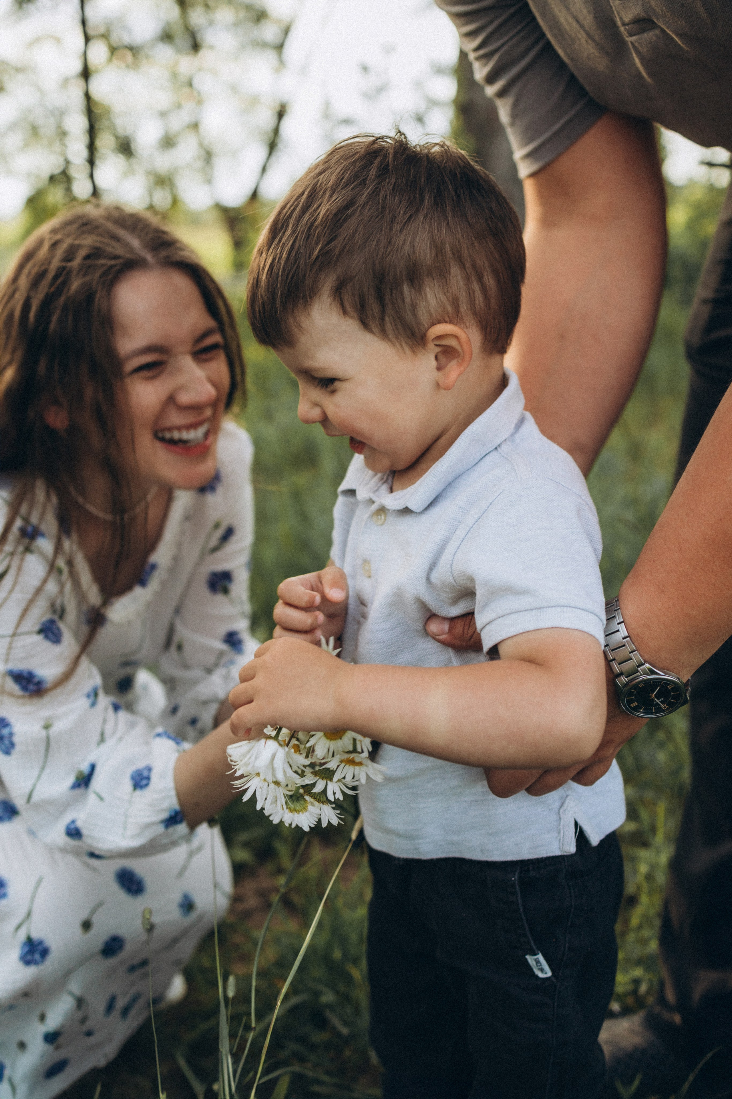 Ксюша, Вадим и Кирюша. Фотограф Елена Рябцева