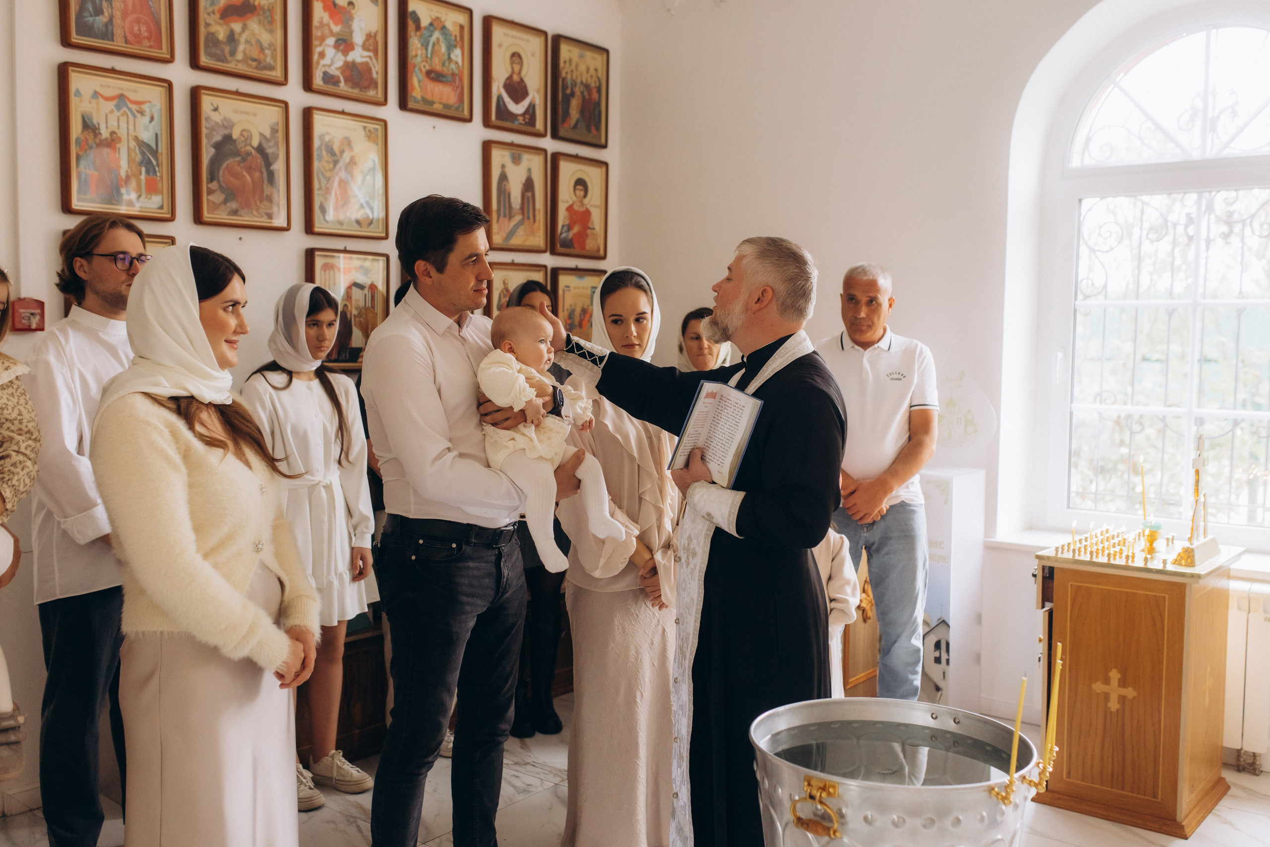 Крещение Мирославы. Семейный фотограф Москва Наталия Осьмакова