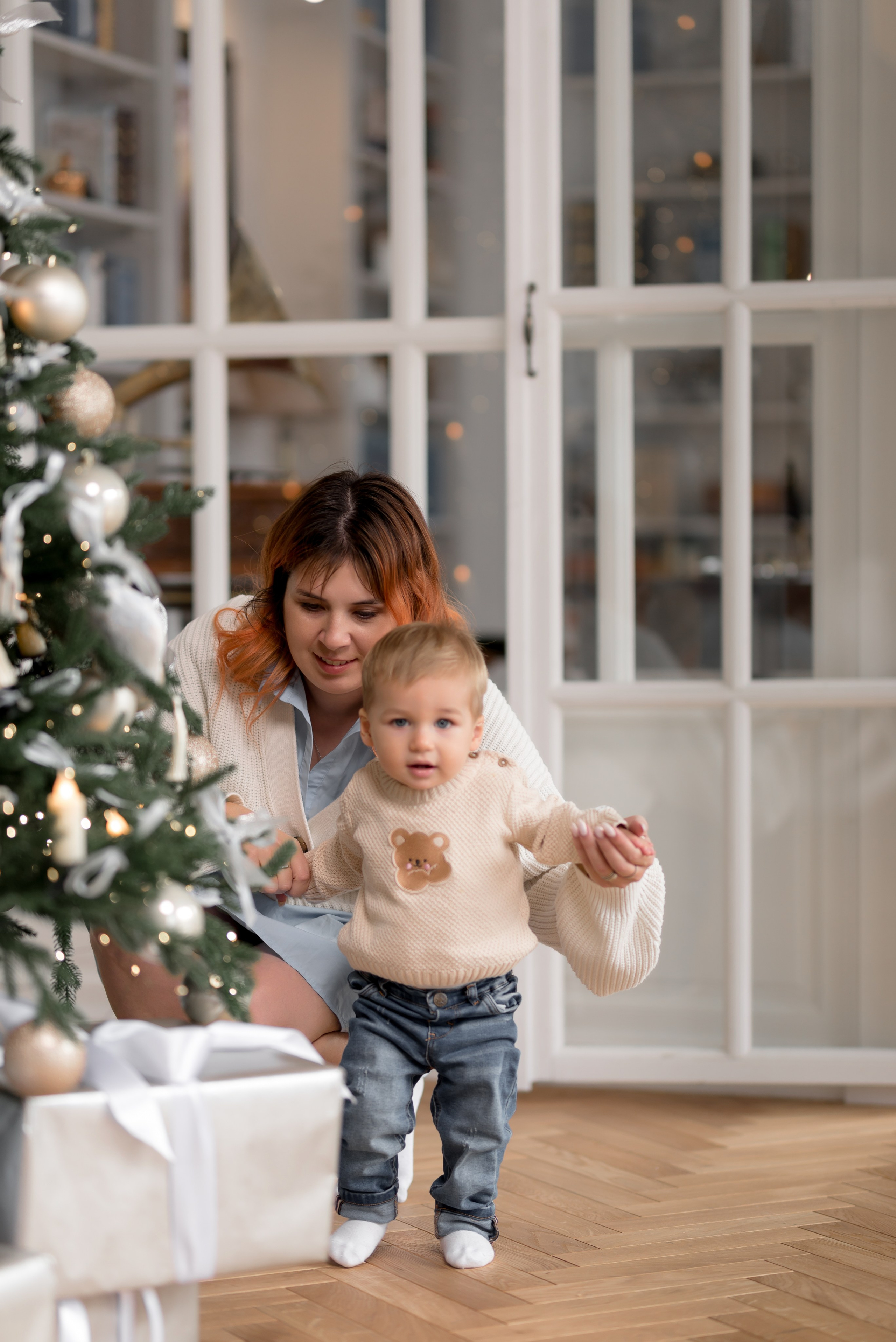 Новогодняя фотосессия Юлия и Саша. Портретный фотограф в г. Москва Солнцево Яковлева Анастасия