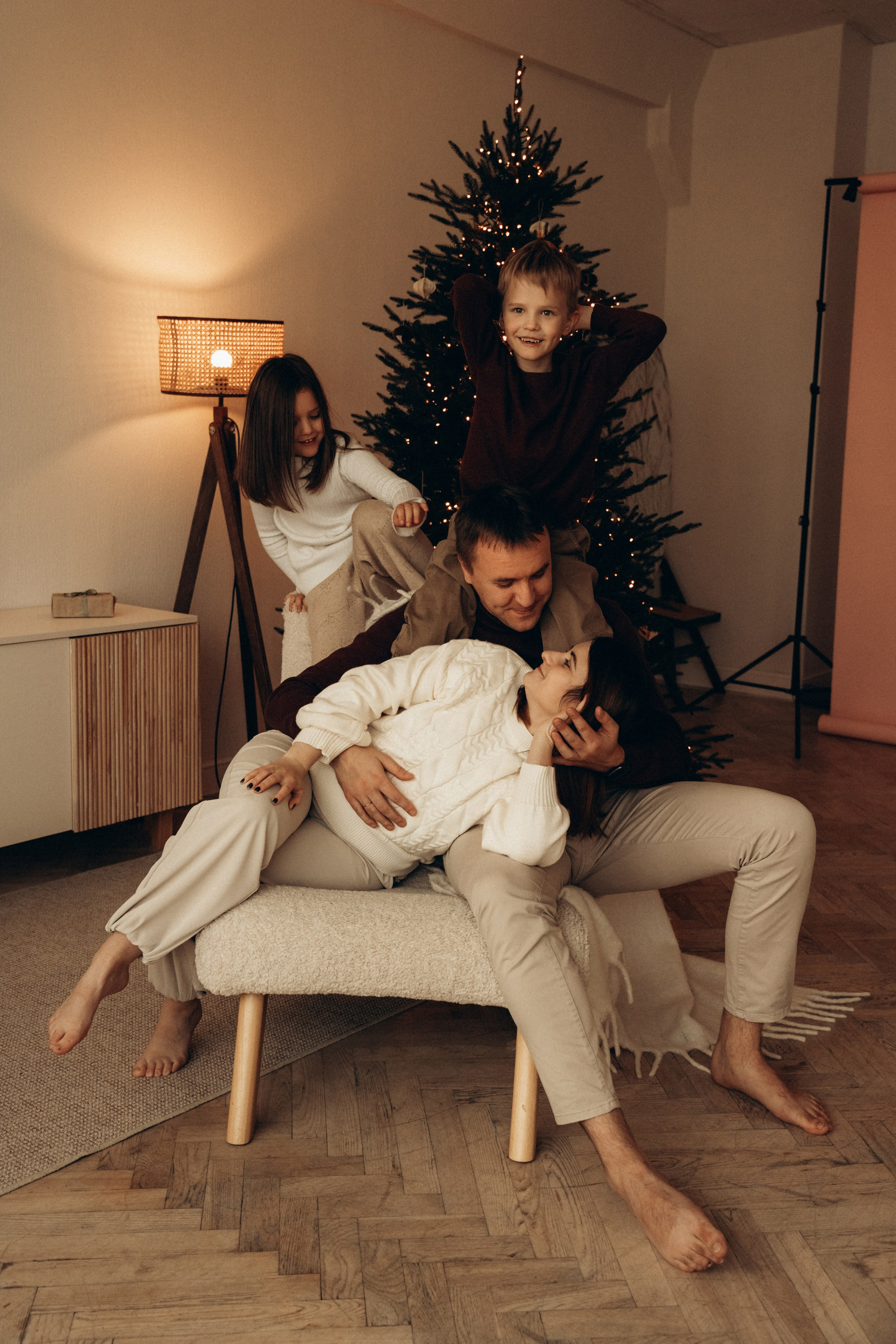 Маша, Дима, Верочка и Артёмка. Фотограф Мария Миллс | Минск