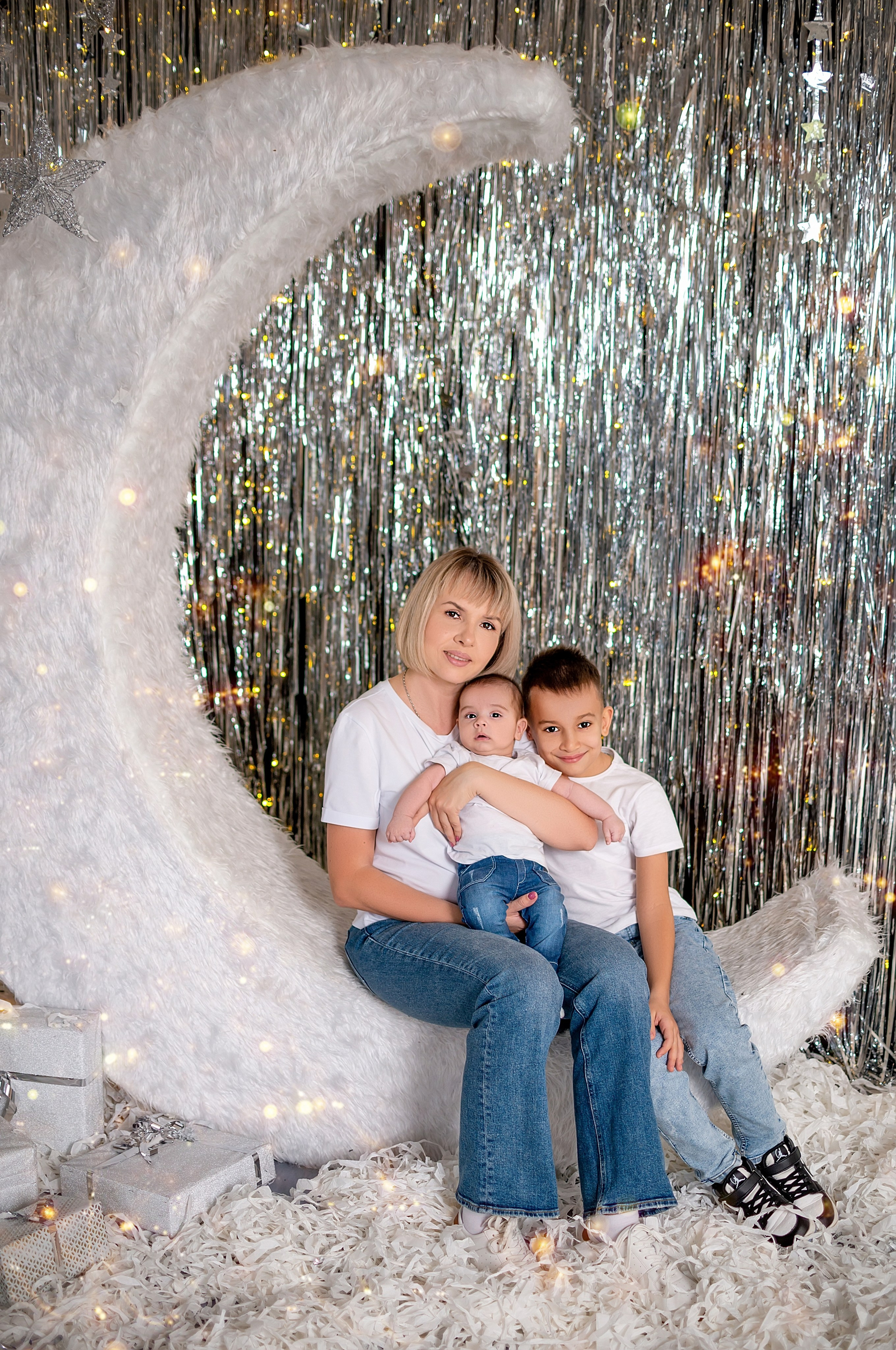 Новогодняя семейная фотосессия в Краснодаре 2023-2024. Фотограф новорожденных Краснодар Малышенко Надежда