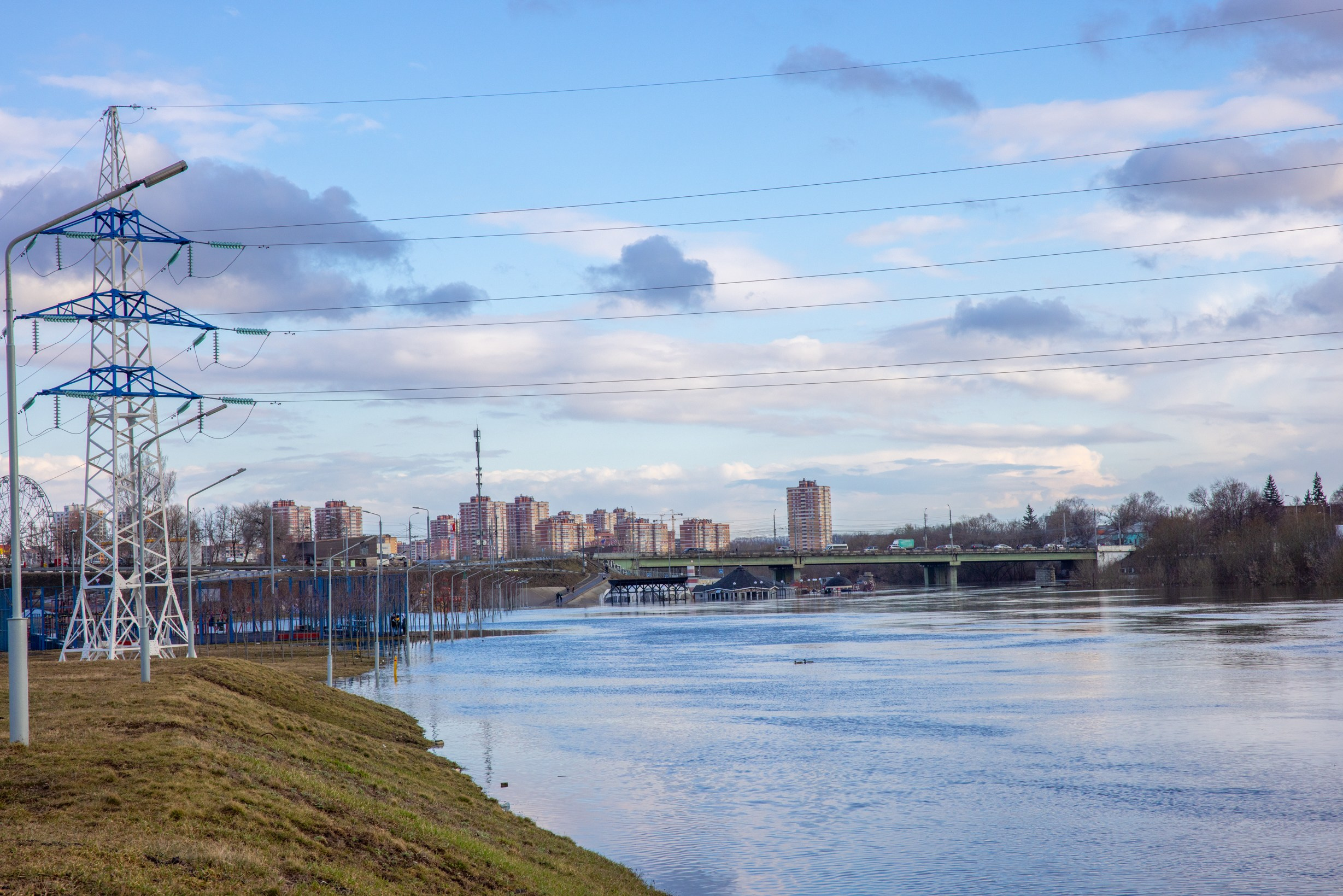Паводок на Оке. Фотограф в Туле Крупский АнДРей. Фотостудия «КАДР71» в Туле