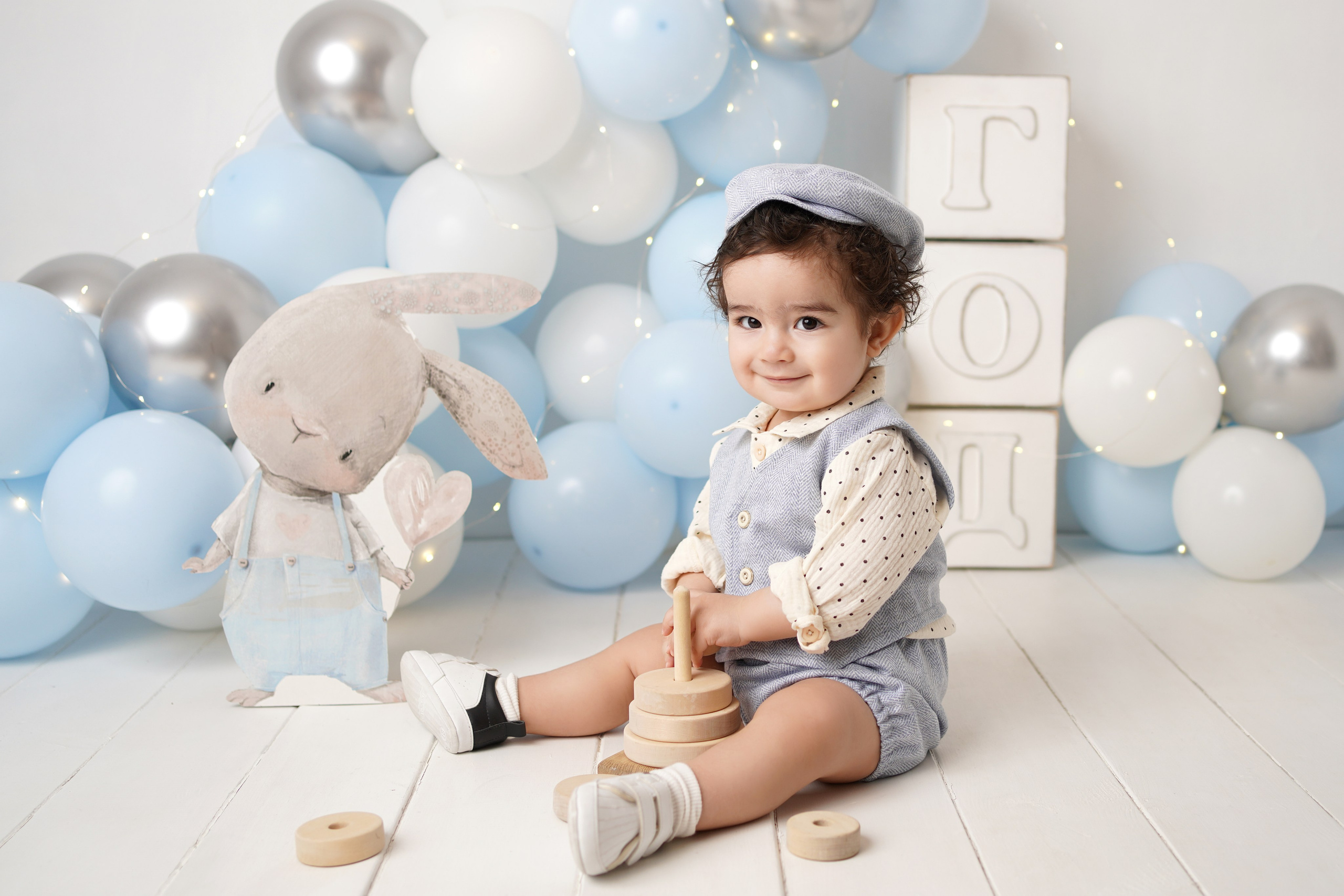 Детская фотосессия Первый годик для мальчиков. Детский фотограф и фотограф новорожденных в Калининград Оксана Иваний