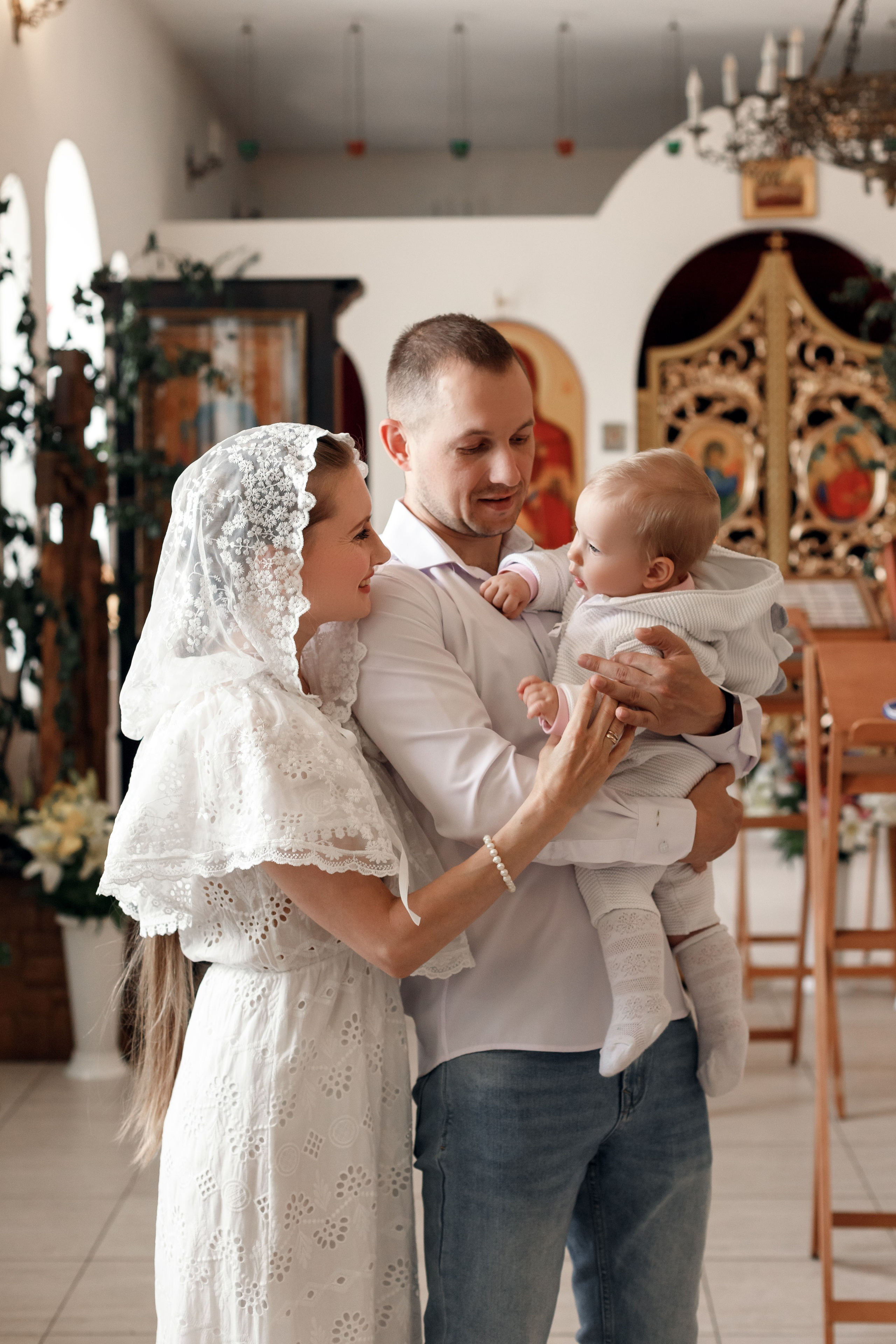 Крещение Василисы. Фотограф новорожденных в г. Оренбурге Екатерина Козлова