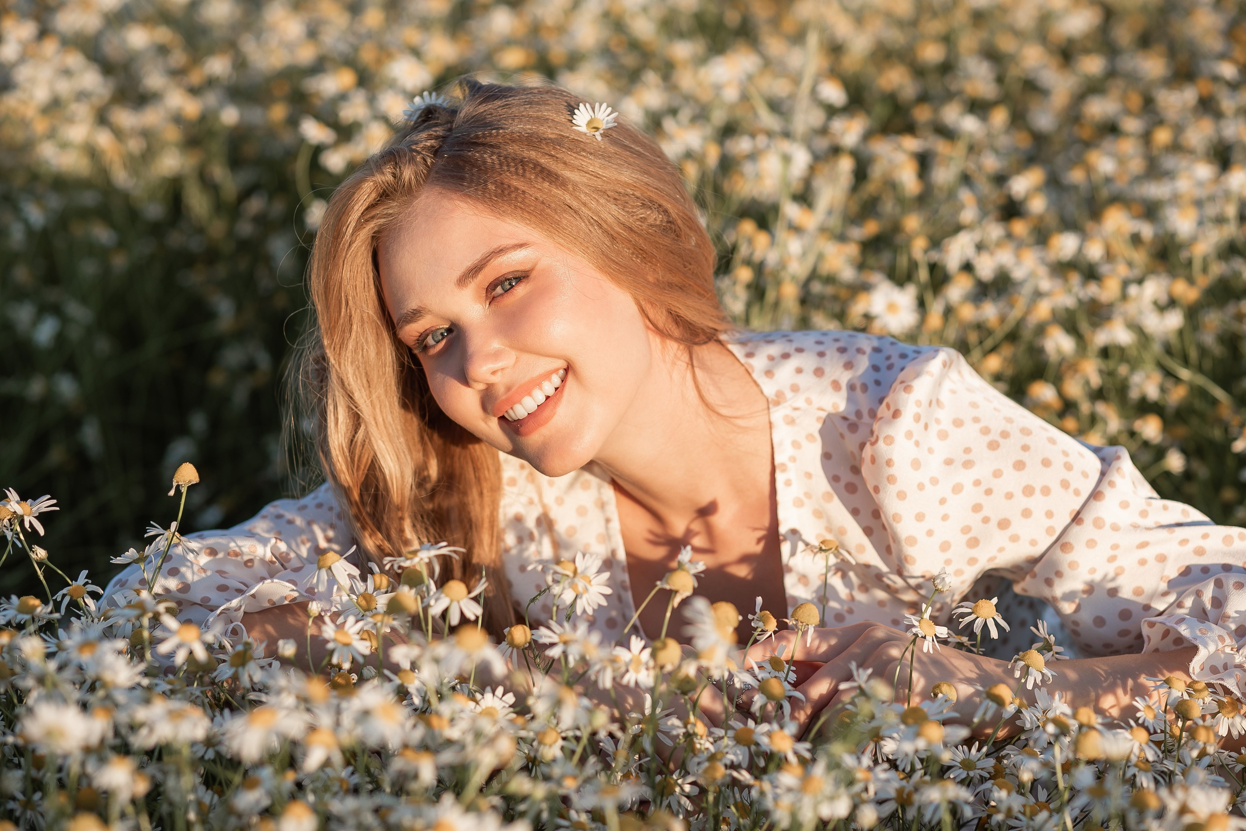 Алена. Фотодень в ромашках. Свадебный и семейный фотограф в Колпино и СПб Юлия Папанова