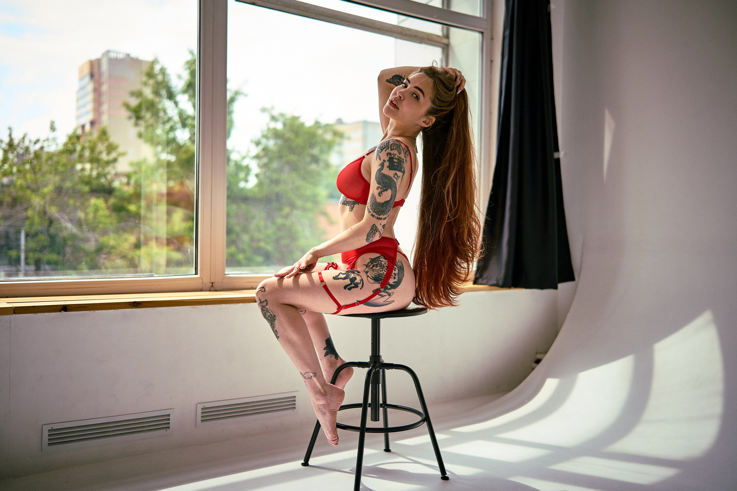 ALENA GZHEL. Саша Фоткал. Женский портрет. Будуар. НЮ