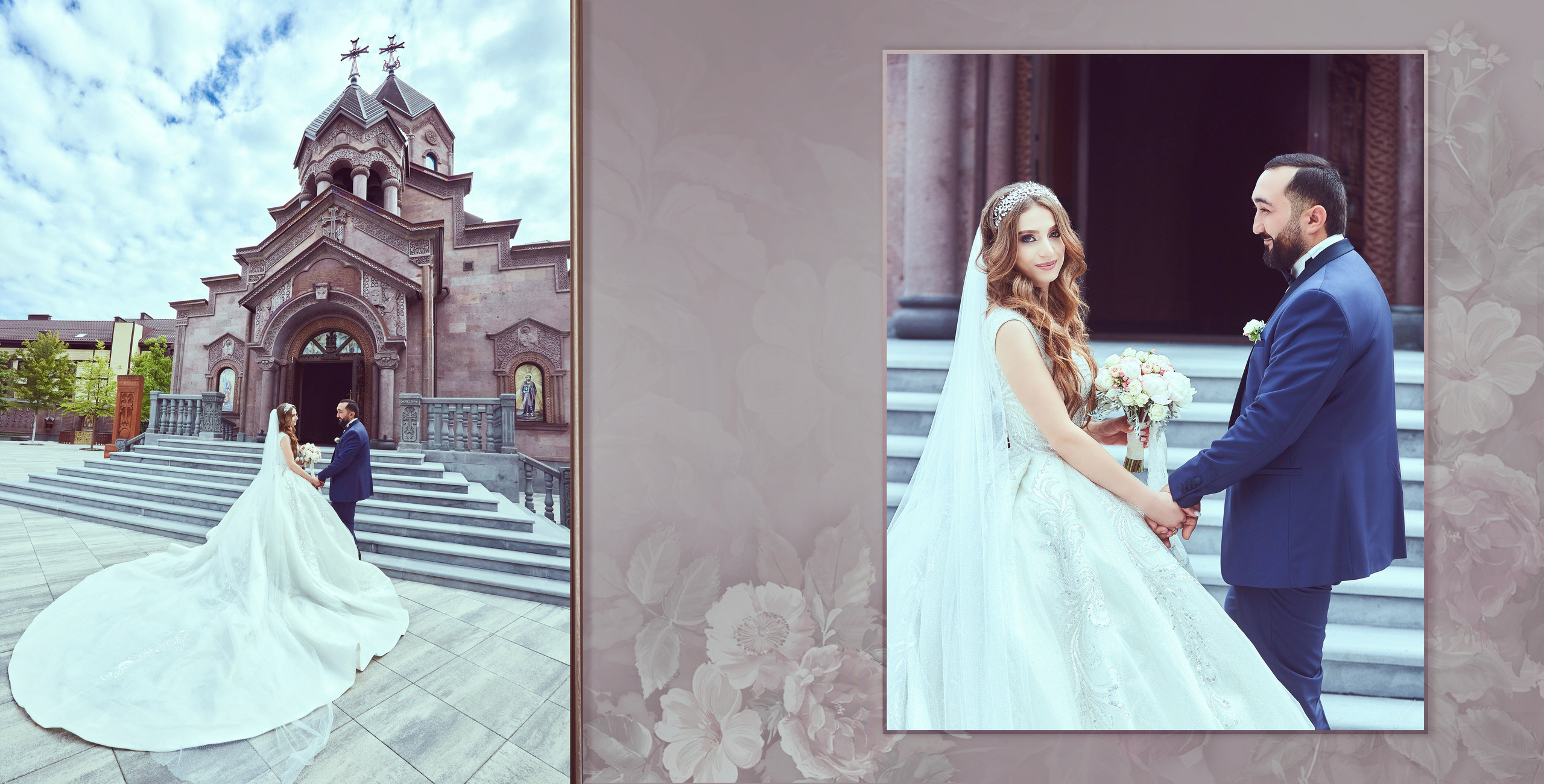 Свадебная фотокнига. Фотограф Кирсанова Наталия. Фотохудожник Наталия Кирсанова